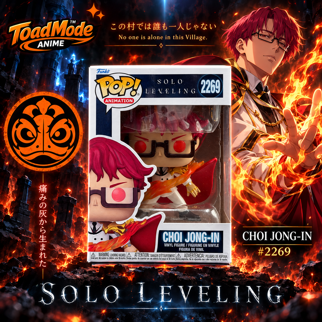 TM‑0038 Funko Pop! Solo Leveling Choi Jong‑In #2269 Vinyl Figure New in Box