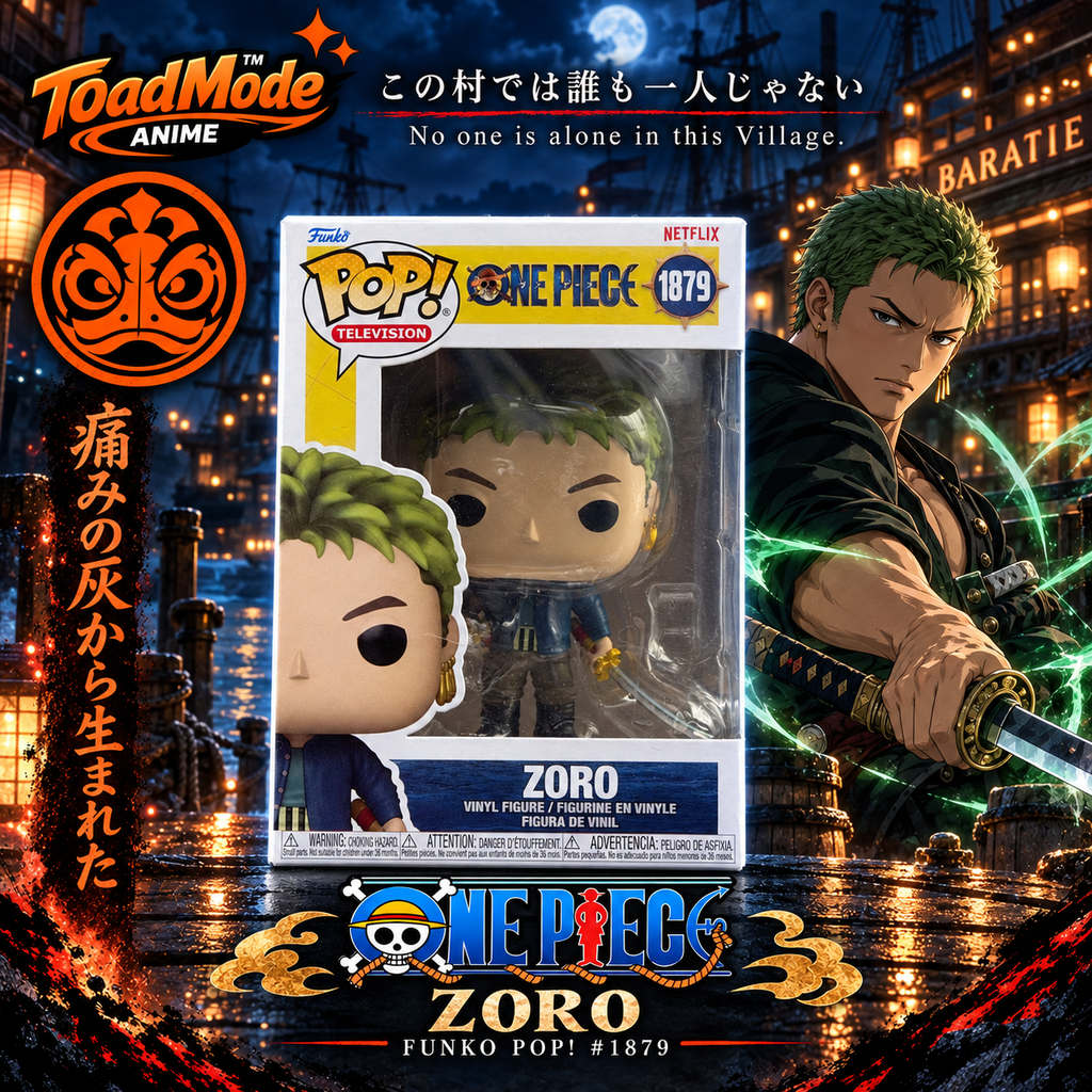 TM-0116 Funko Pop! Television One Piece Netflix Zoro #1879 Vinyl Figure
