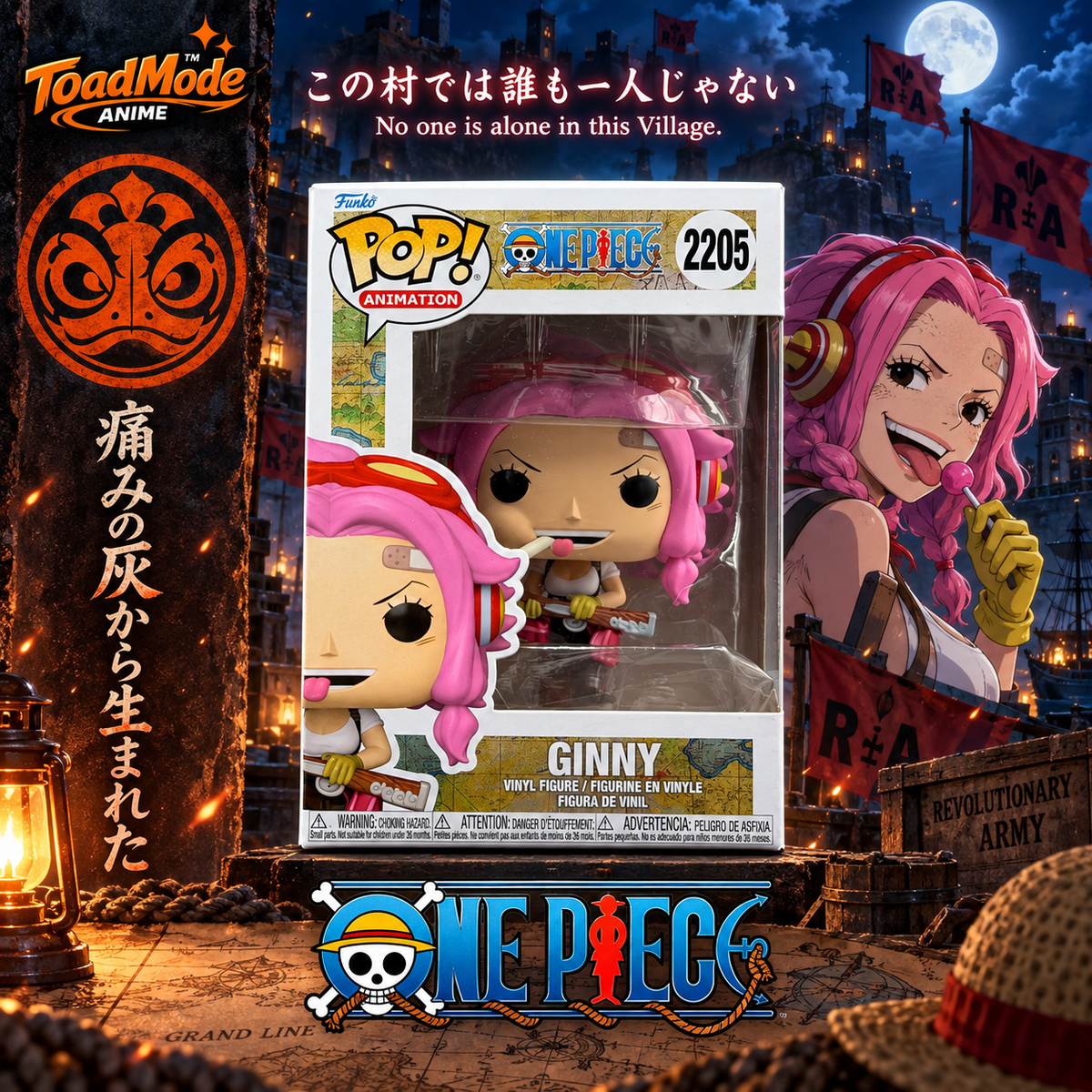TM-0127 Funko Pop One Piece Ginny #2205 Vinyl Figure