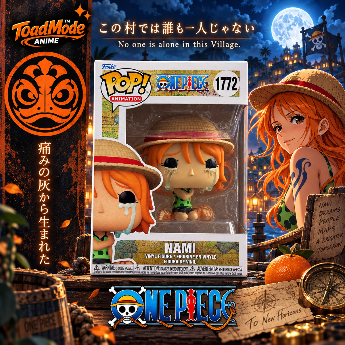 TM-0124 Funko Pop! One Piece Nami #1772 Vinyl Figure
