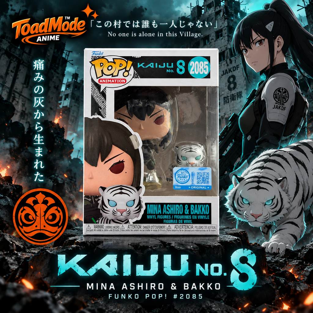 TM‑0061 Kaiju No. 8 Nina Ashiro & Bakko Funko Pop Animation #2085 Figure