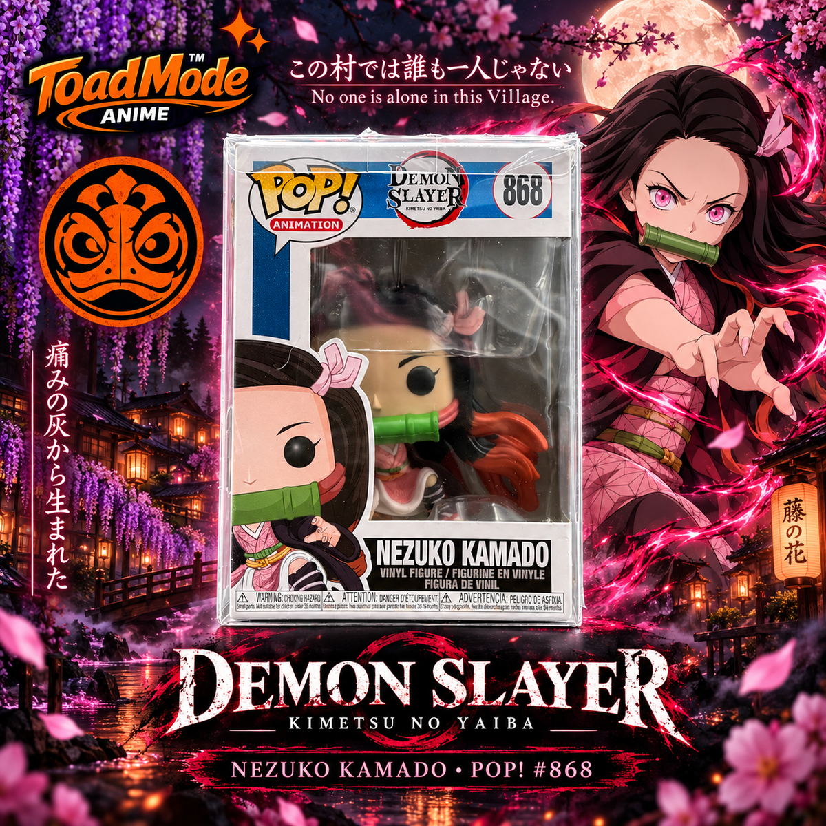 TM-0185 Demon Slayer Nezuko Kamado Funko Pop! #868