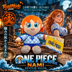 TM-0153 Nami Netflix One Piece Plush Toy Official Licensed Collectible