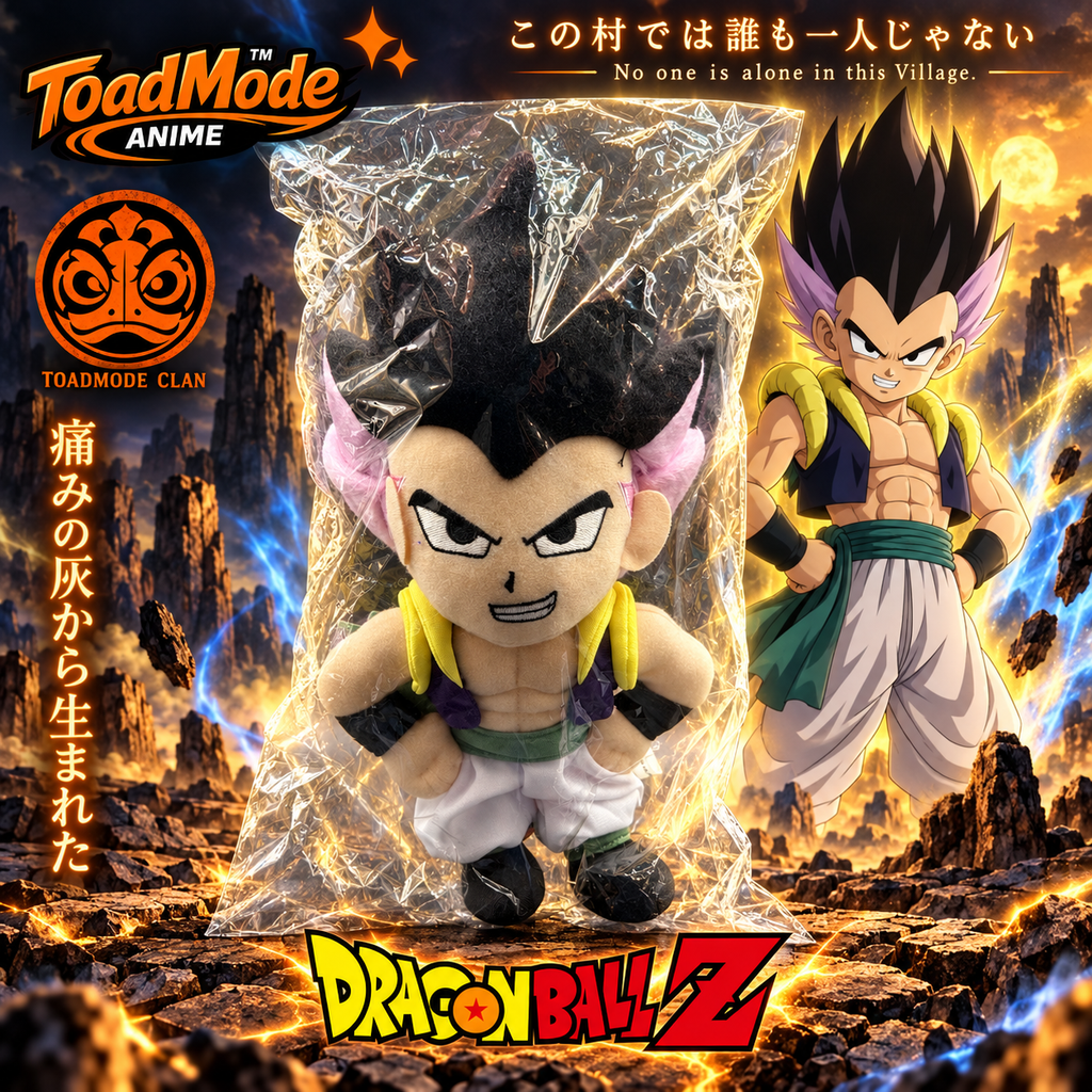 Dragon Ball Z Gotenks Super Saiyan 3 Plush Toy Anime Collectible New