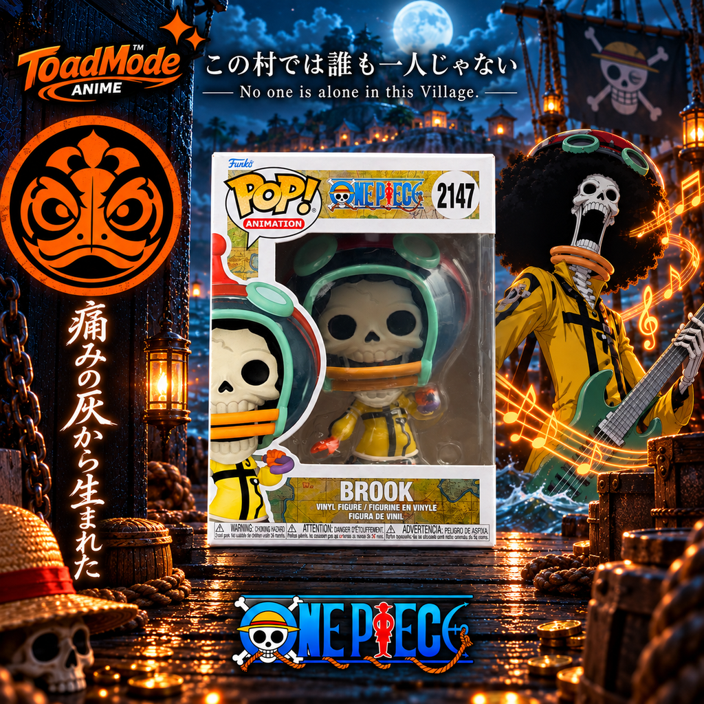 TM-0129 Funko Pop One Piece Brook #2147 Vinyl Figure Egghead