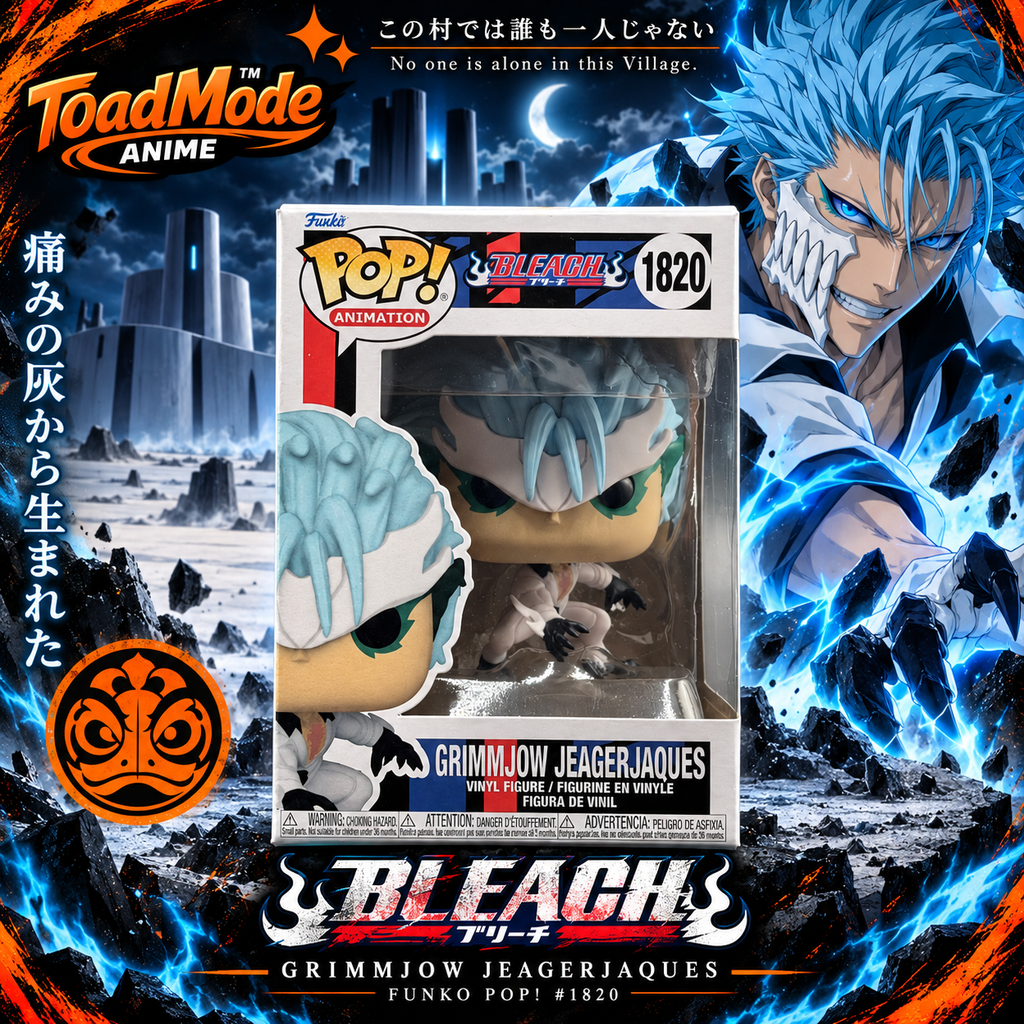 TM‑584 Bleach Grimmjow Jeagerjaques Funko Pop #1820 Vinyl Figure New in Box