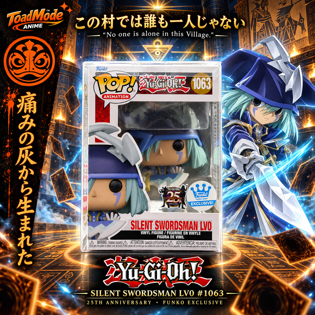 TM‑0072 Silent Swordsman LV0 #1063 Yu‑Gi‑Oh! Funko Pop! Animation Vinyl Figure New