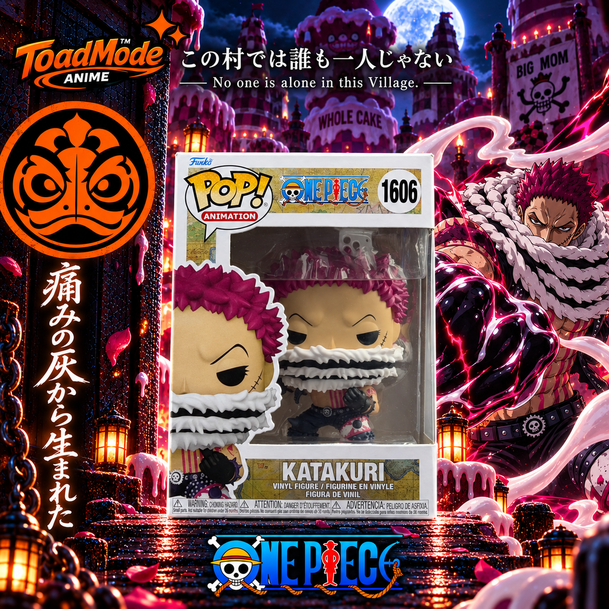 TM-0121 Funko Pop! One Piece Katakuri #1606 Vinyl Figure