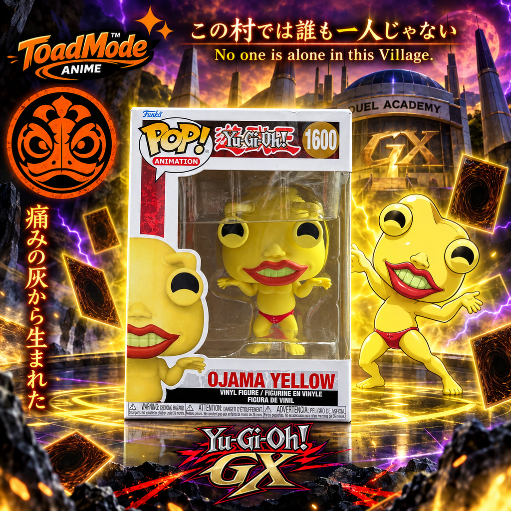 TM‑0076 Ojama Yellow #1600 Yu‑Gi‑Oh! Funko Pop! Animation Vinyl Figure New