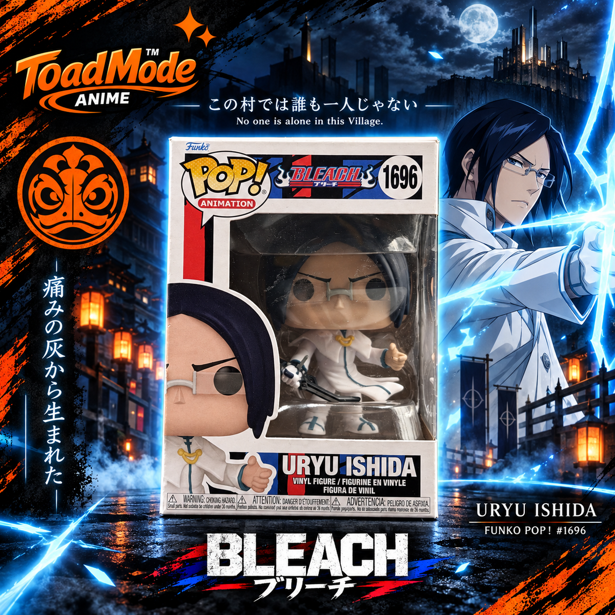 TM‑582 Bleach Uryu Ishida Funko Pop #1696 Vinyl Figure New in Box
