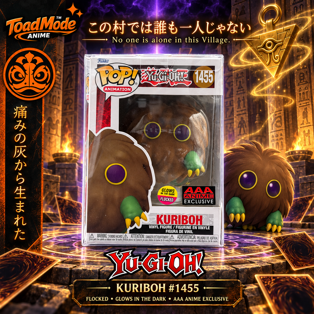 TM‑0065 Kuriboh #1455 AAA Anime Exclusive Glow Yu‑Gi‑Oh! Funko Pop! New