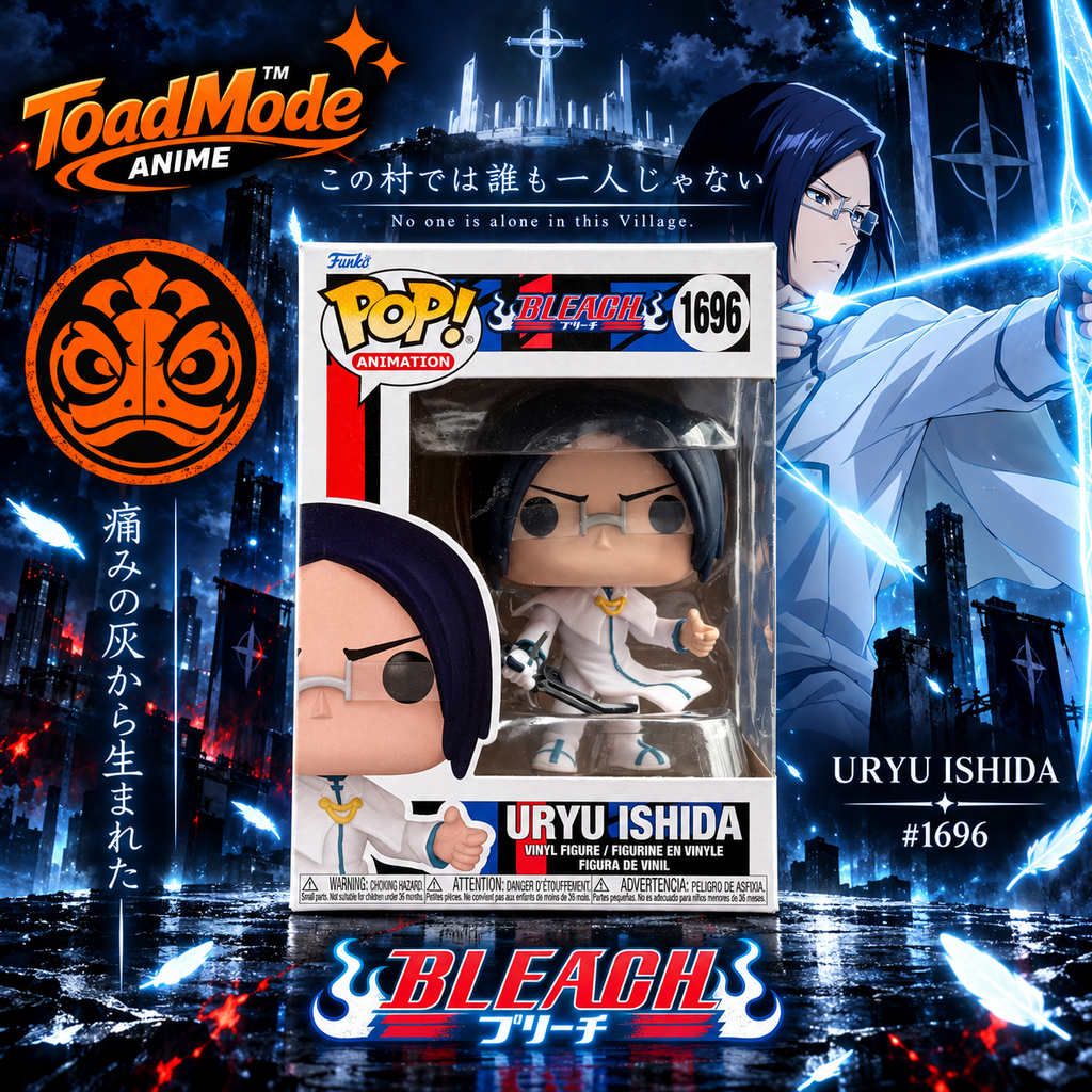 TM‑0042 Funko Pop! Bleach Uryu Ishida #696 Vinyl Figure New in Box