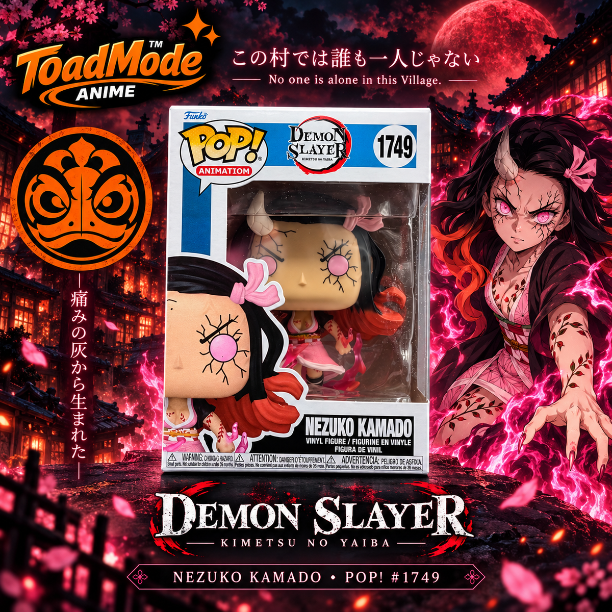 TM-0190 Demon Slayer Nezuko Kamado Funko Pop! #1749 – Awakened Form