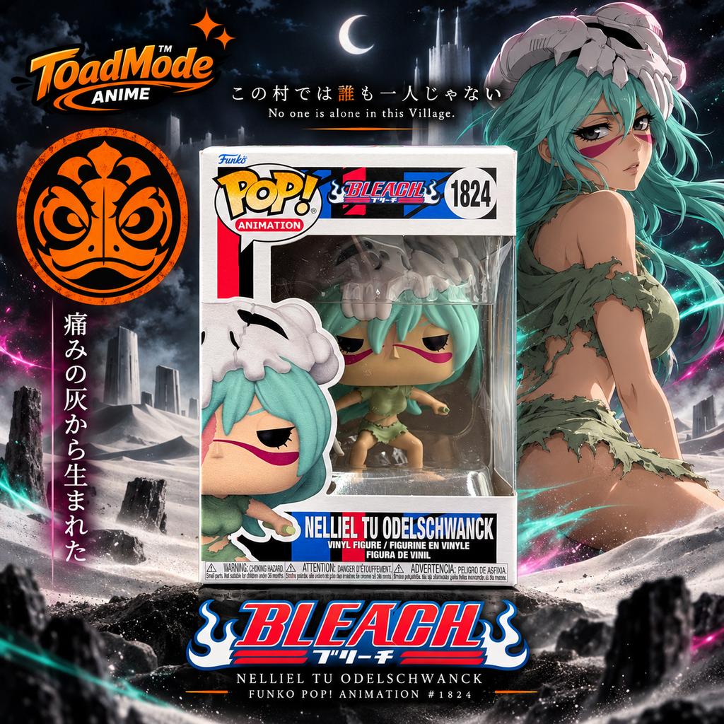 TM‑0051 Funko Pop! Bleach Nelliel Tu Odelschwanck #1824 Vinyl Figure New in Box