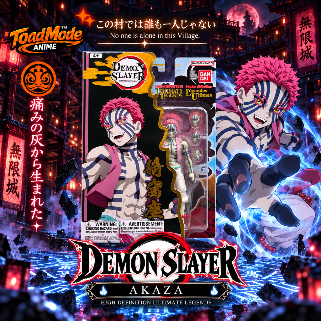 TM-0178 Demon Slayer Akaza 5in Ultimate Legends Bandai Action Figure