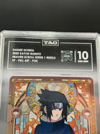 TM-562 Sasuke Uchiha 2025 Kayou Heaven Scroll S1 #002L5 TAG 10 GEM MINT SP Foil