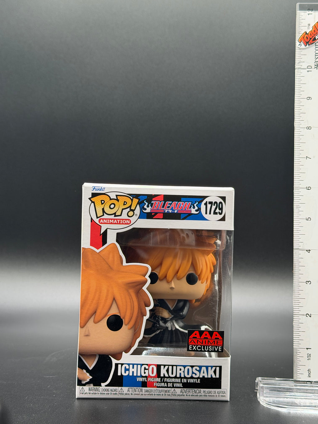 Bleach Ichigo Kurosaki Funko Pop #1729 AAA Anime Exclusive New Vinyl Figure