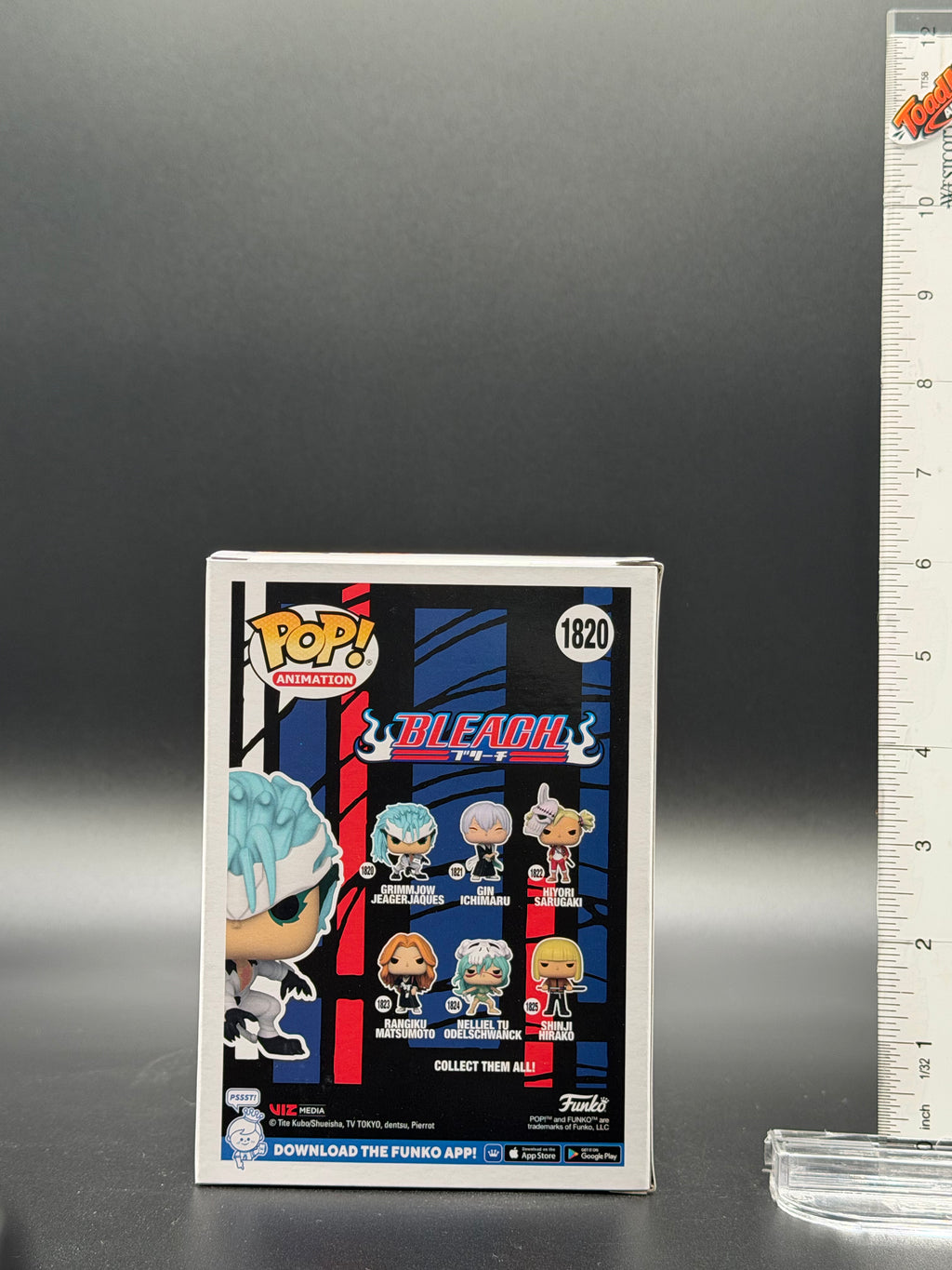 TM‑584 Bleach Grimmjow Jeagerjaques Funko Pop #1820 Vinyl Figure New in Box