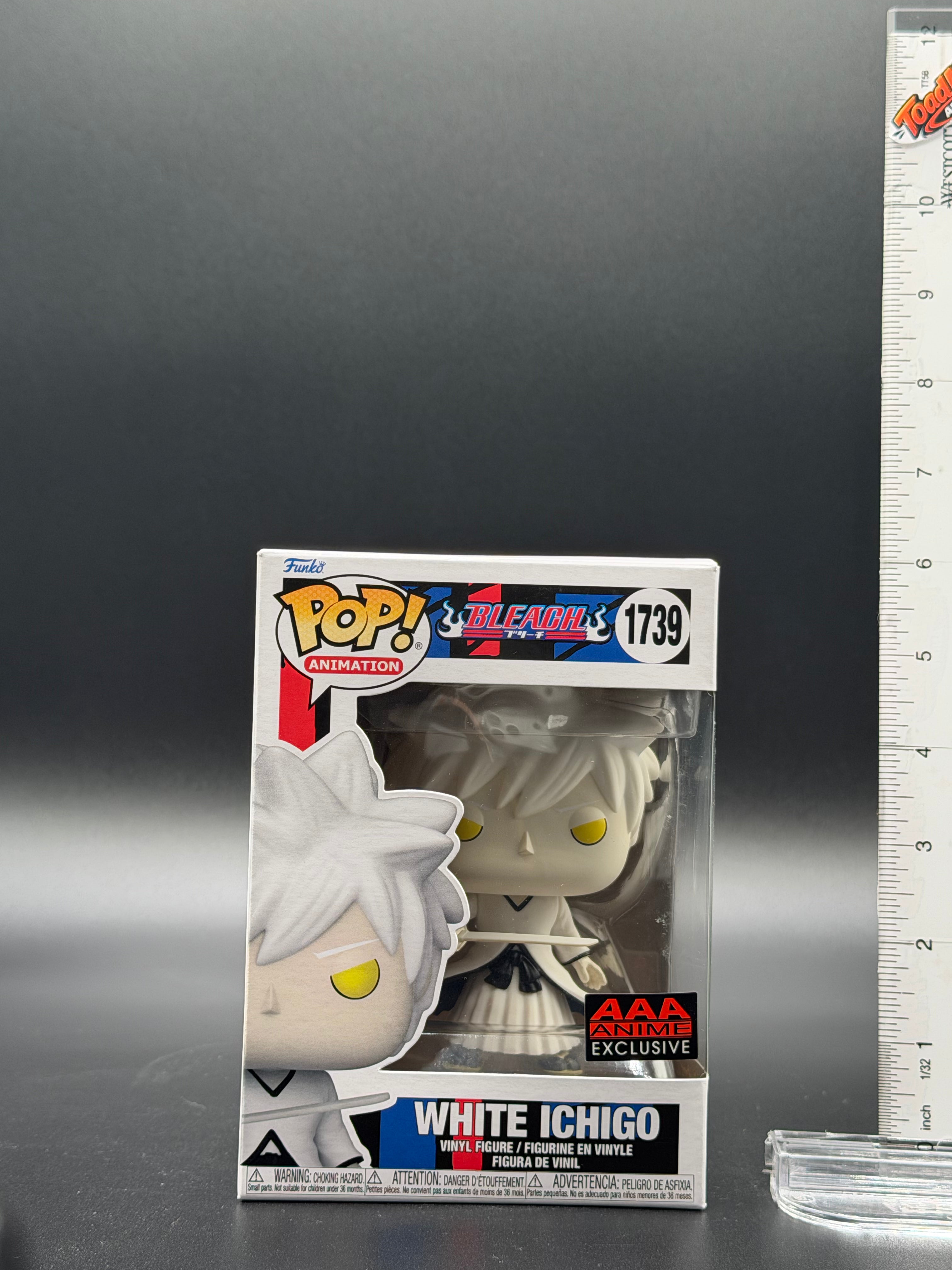 TM‑585 Bleach White Ichigo Funko Pop #1739 AAA Anime Exclusive Vinyl Figure New