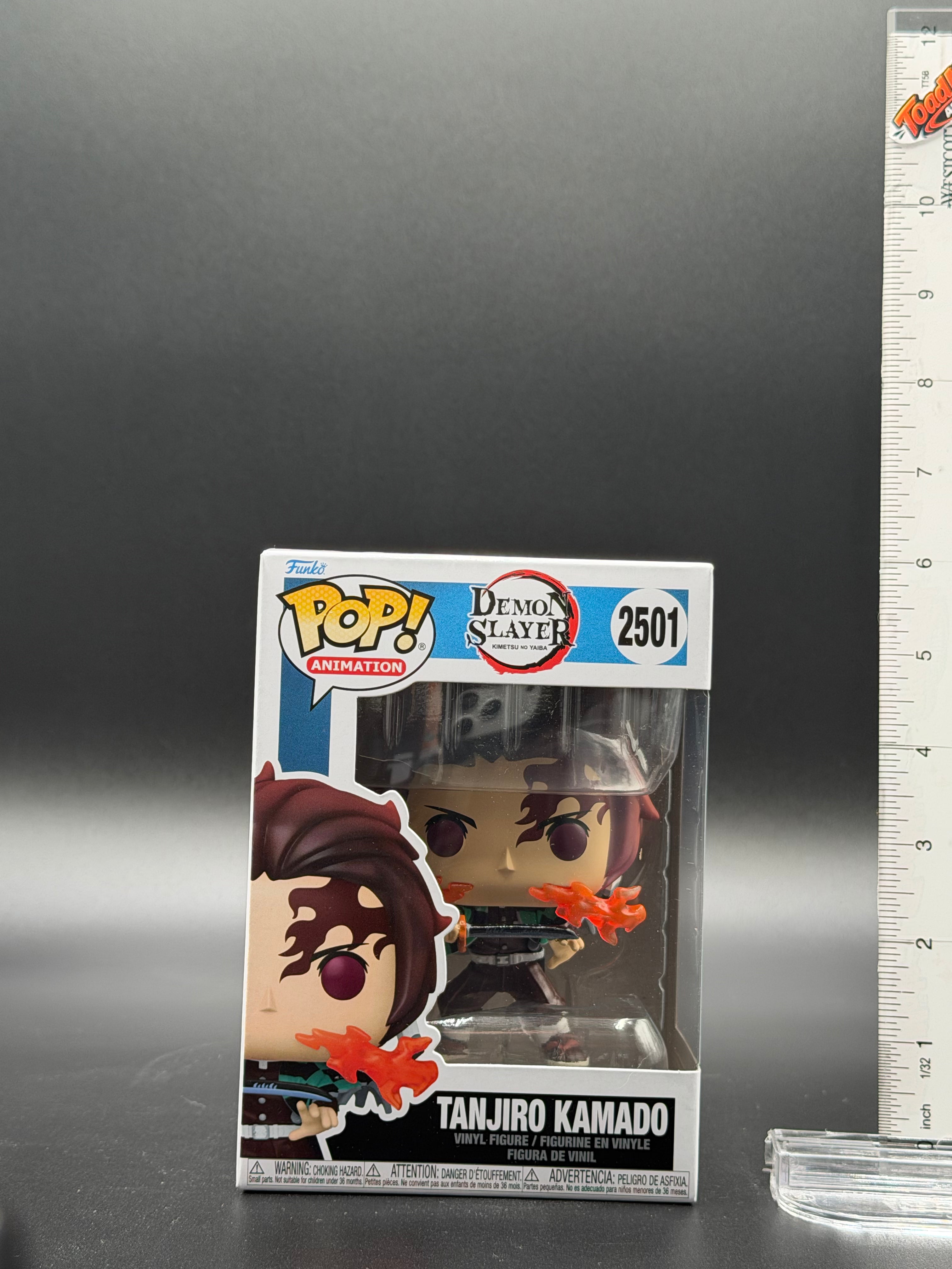 TM‑587 Demon Slayer Tanjiro Kamado Funko Pop #2501 Vinyl Figure New in Box