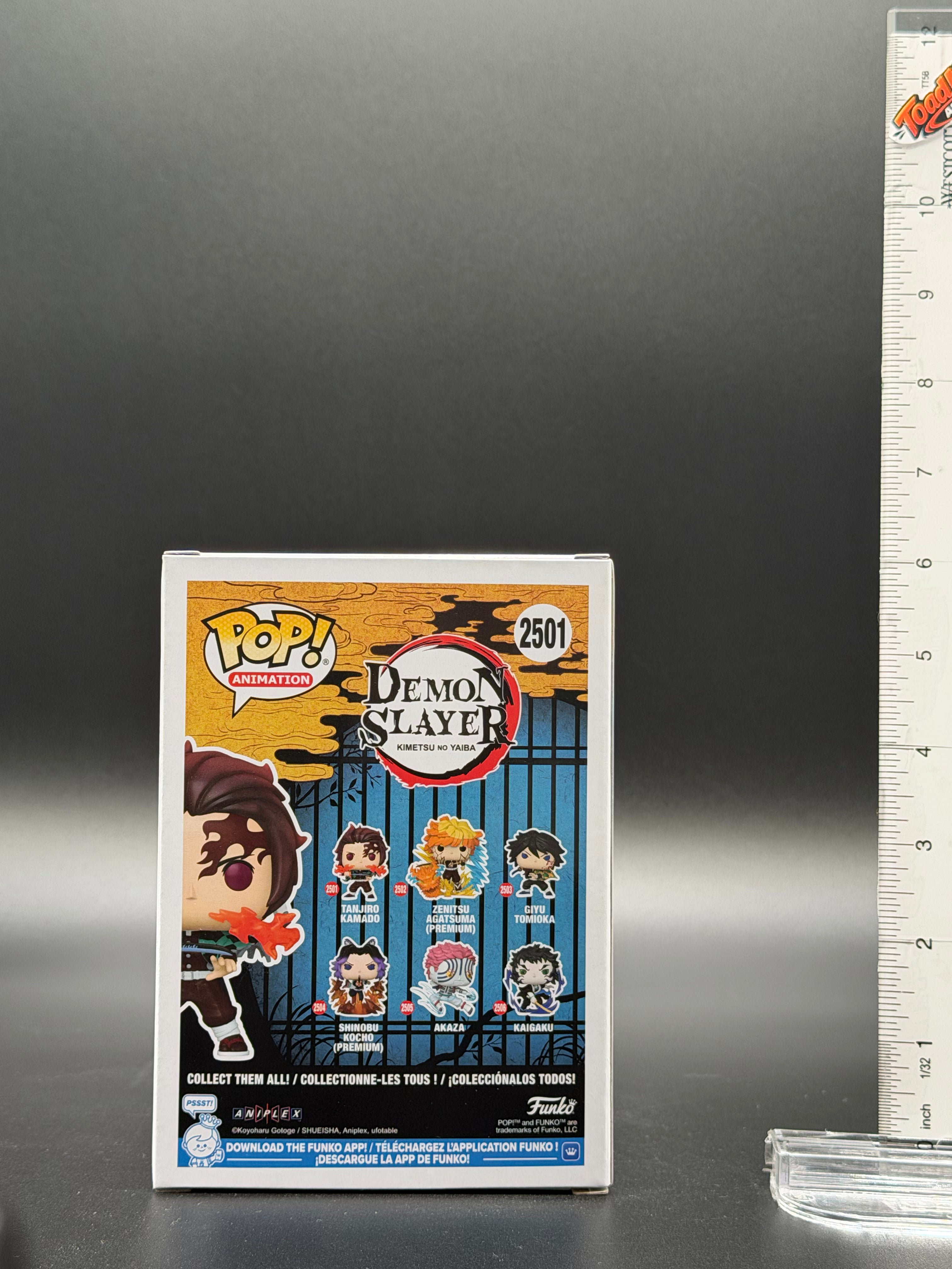 TM‑587 Demon Slayer Tanjiro Kamado Funko Pop #2501 Vinyl Figure New in Box