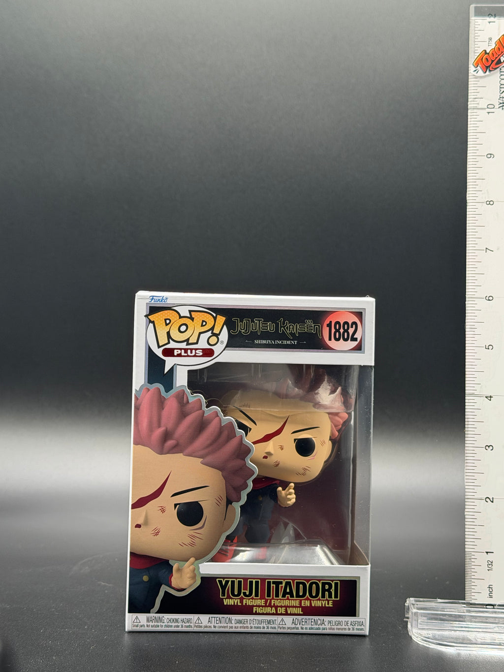 TM‑590 Jujutsu Kaisen Yuji Itadori Funko Pop #1882 Vinyl Figure New in Box