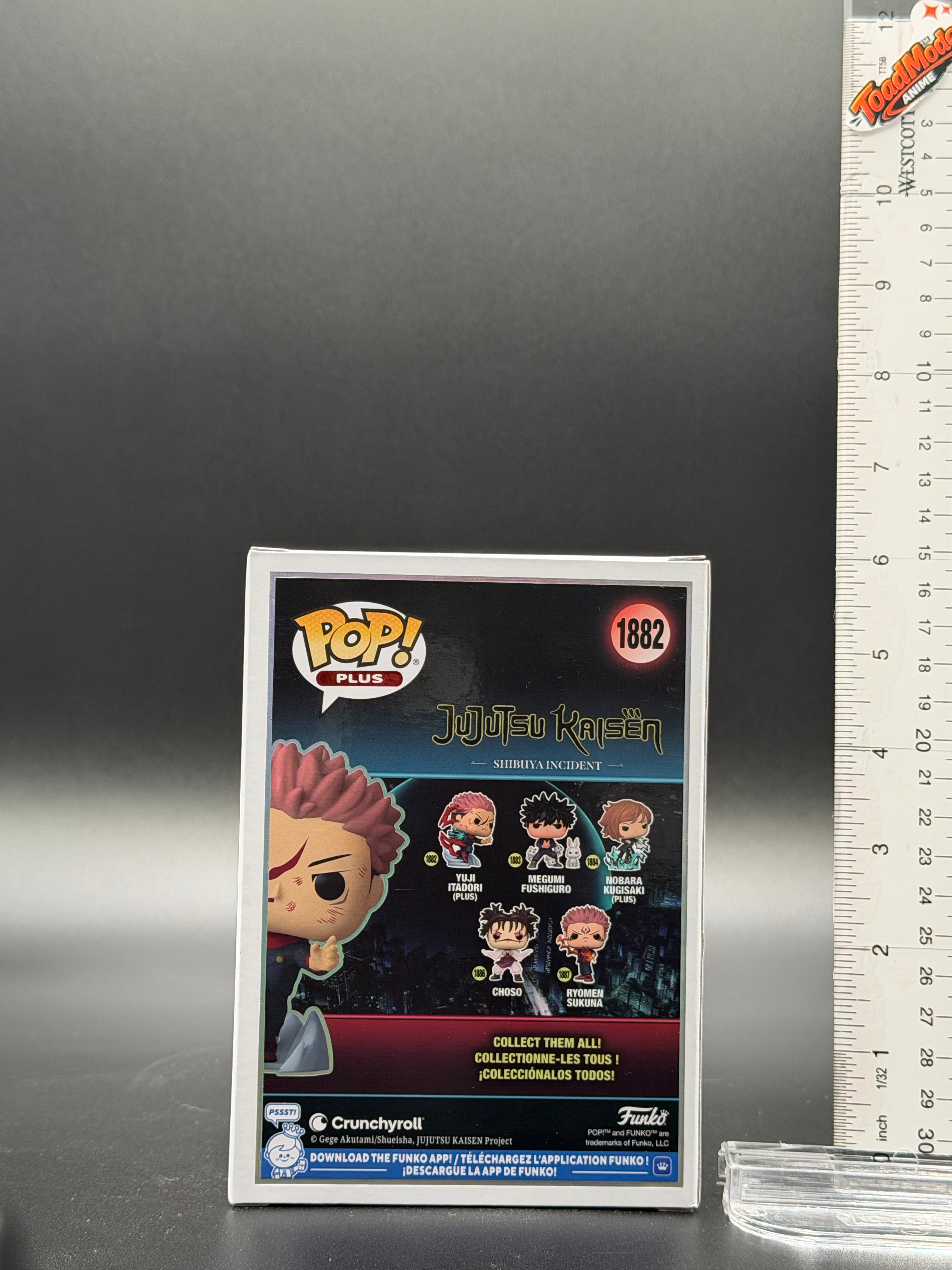 TM‑590 Jujutsu Kaisen Yuji Itadori Funko Pop #1882 Vinyl Figure New in Box