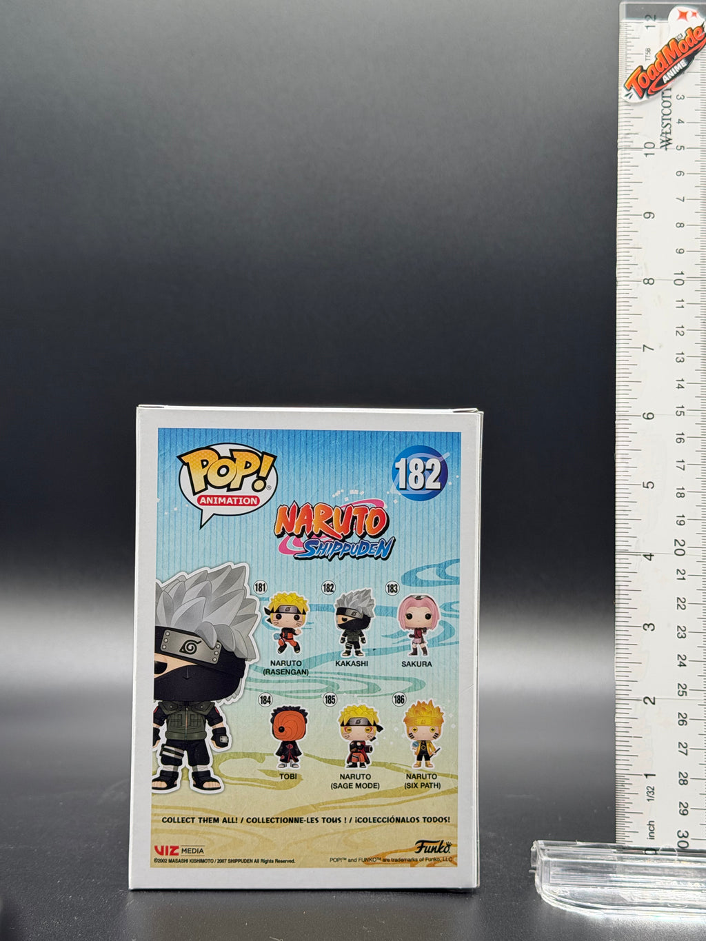 TM‑592 Naruto Shippuden Kakashi Funko Pop #182 Vinyl Figure New in Box