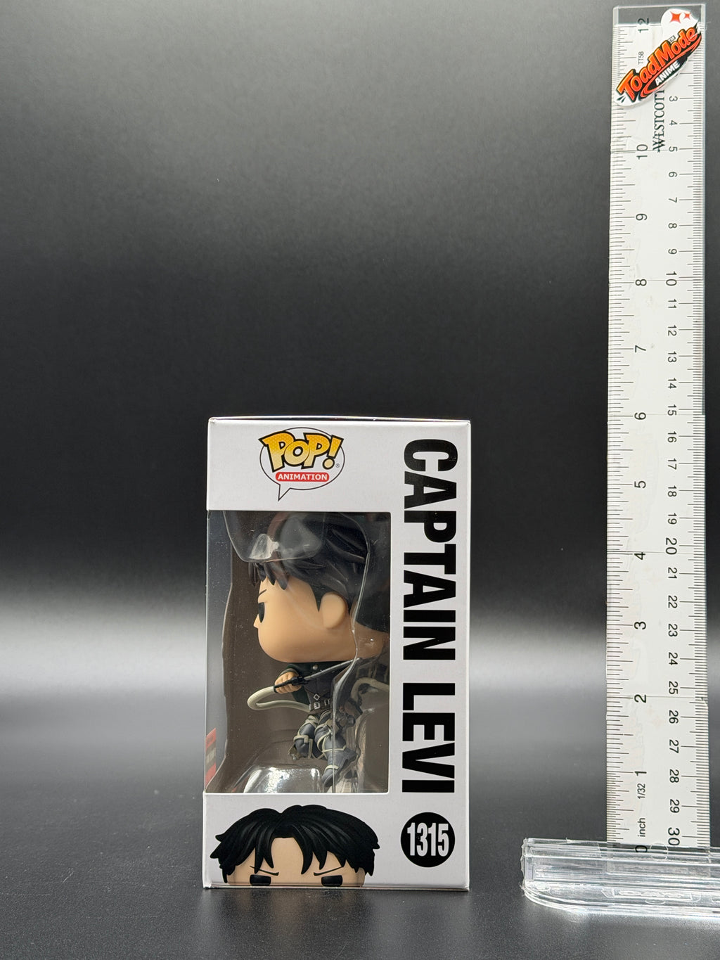 TM‑0011 Attack on Titan Captain Levi Funko Pop #1315 AAA Anime Exclusive | New Sealed | ToadMode Anime