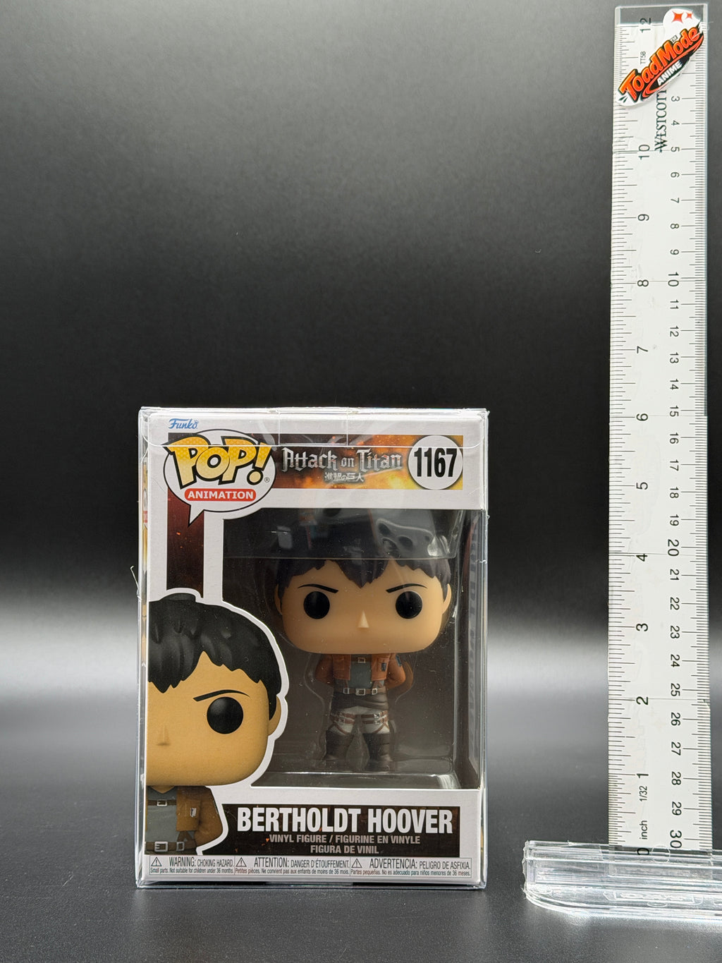 TM‑0009 Attack on Titan Bertholdt Hoover Funko Pop #1167 | New Sealed | ToadModeAnime