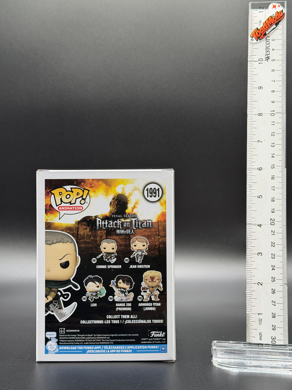 TM‑0012 Attack on Titan Connie Springer Funko Pop #1991 | New Sealed | ToadMode Anime