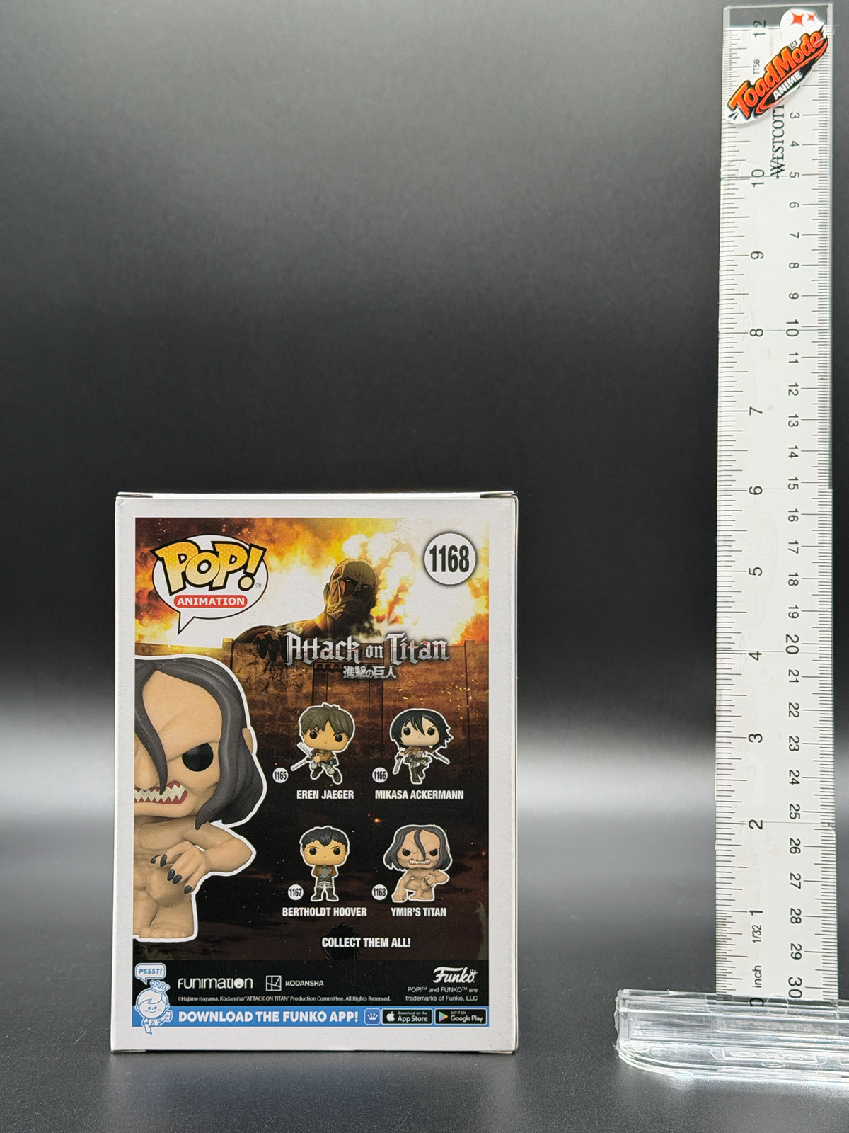 TM‑0013 Attack on Titan Ymir’s Titan Funko Pop #1186 | New Sealed | ToadMode Anime