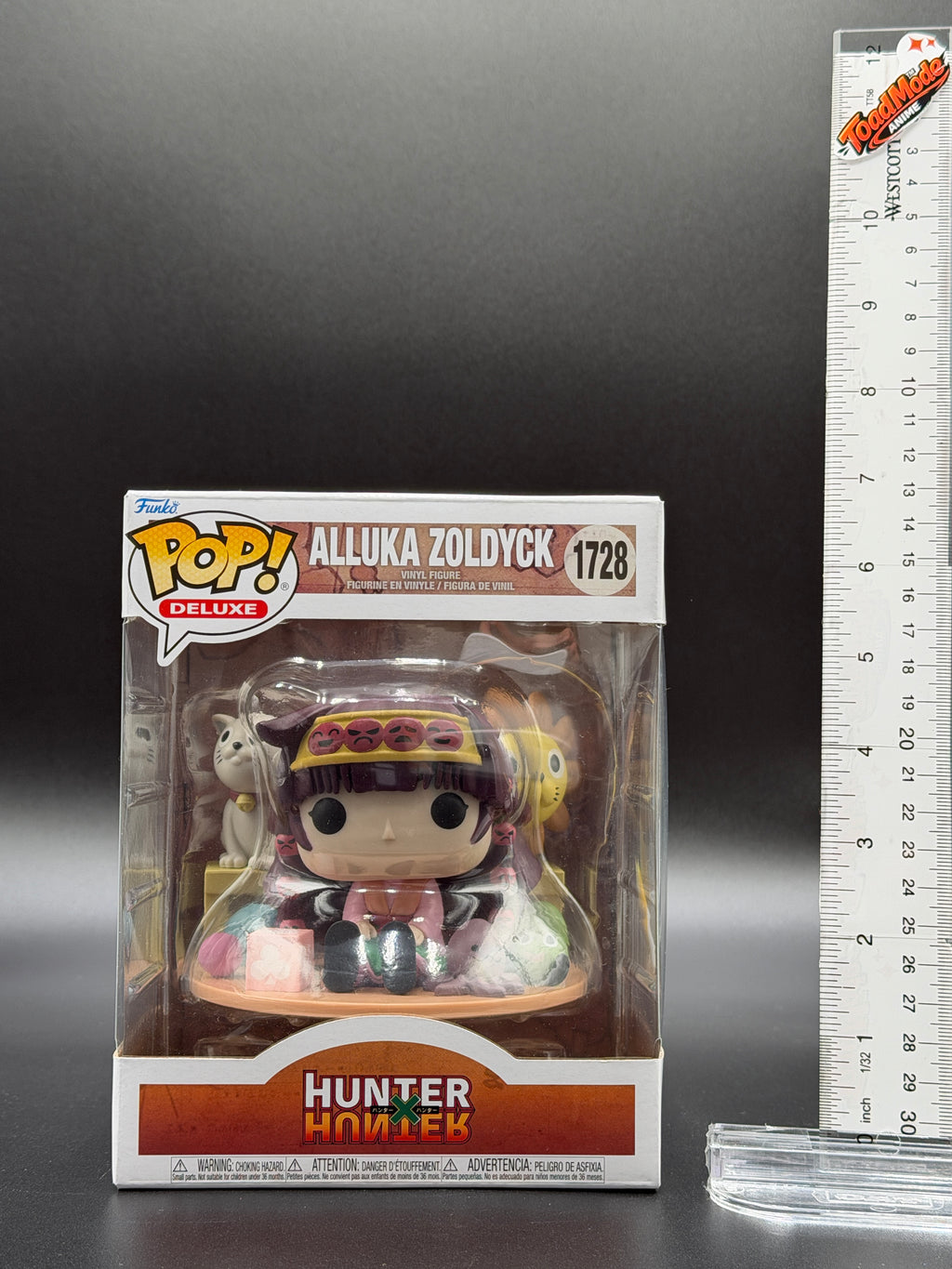 TM‑0014 Hunter × Hunter Alluka Zoldyck Funko Pop Deluxe #1128 | New Sealed | ToadMode Anime