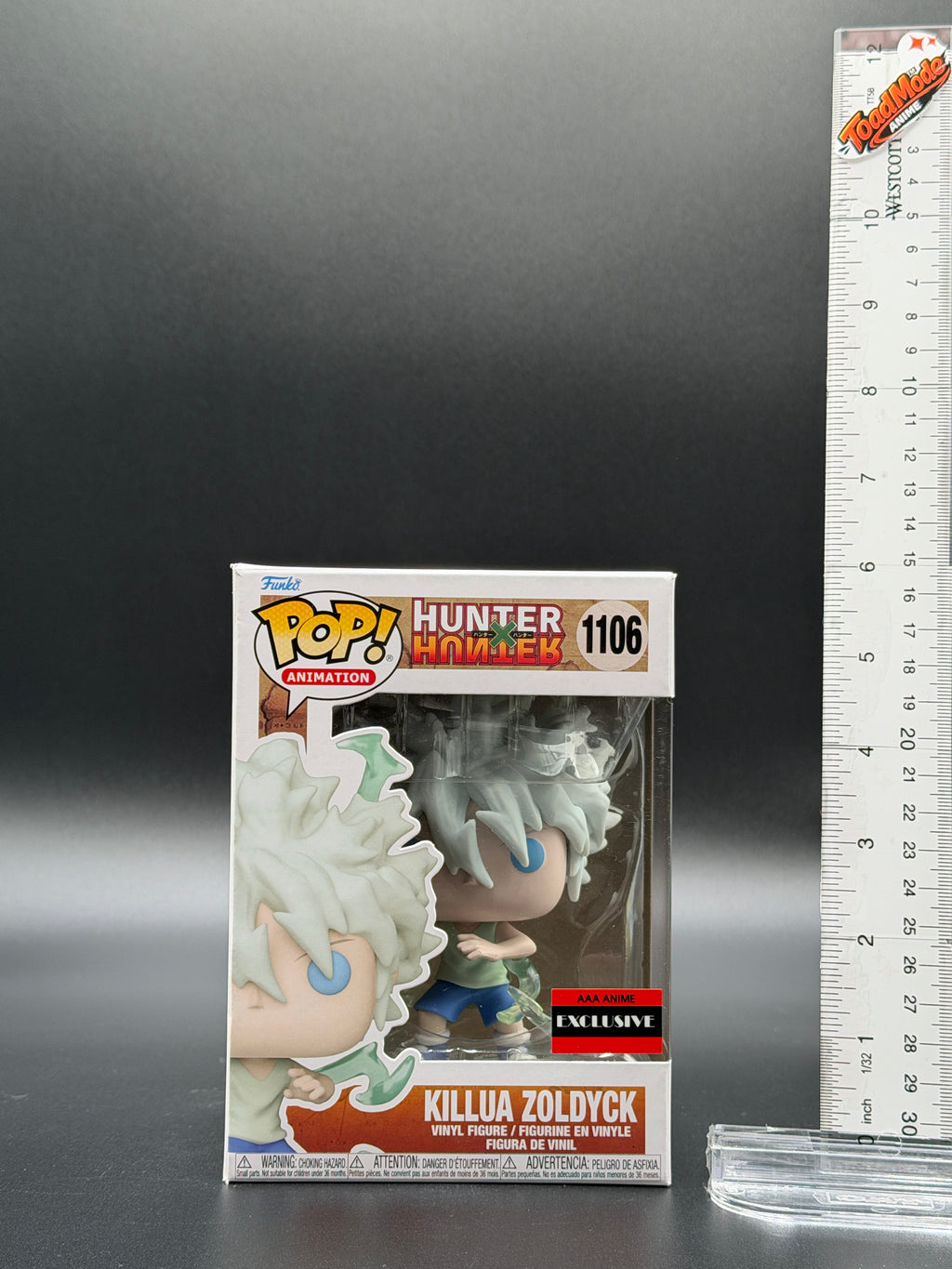 TM‑0017 Hunter × Hunter Killua Zoldyck Funko Pop #106 AAA Anime Exclusive | New Sealed | ToadMode Anime
