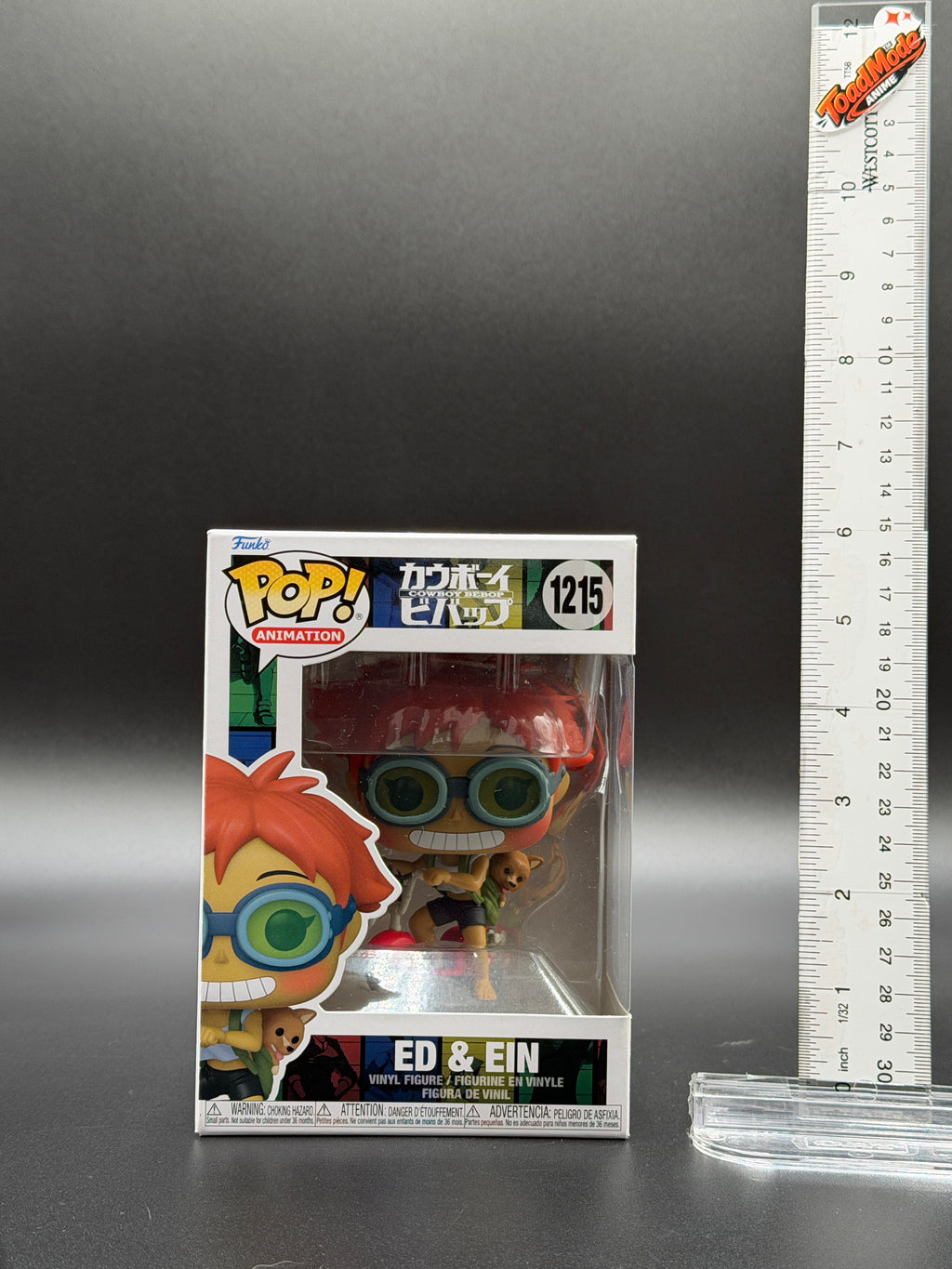 TM‑0025 Funko Pop! Cowboy Bebop Ed & Ein #1215 Vinyl Figure New in Box