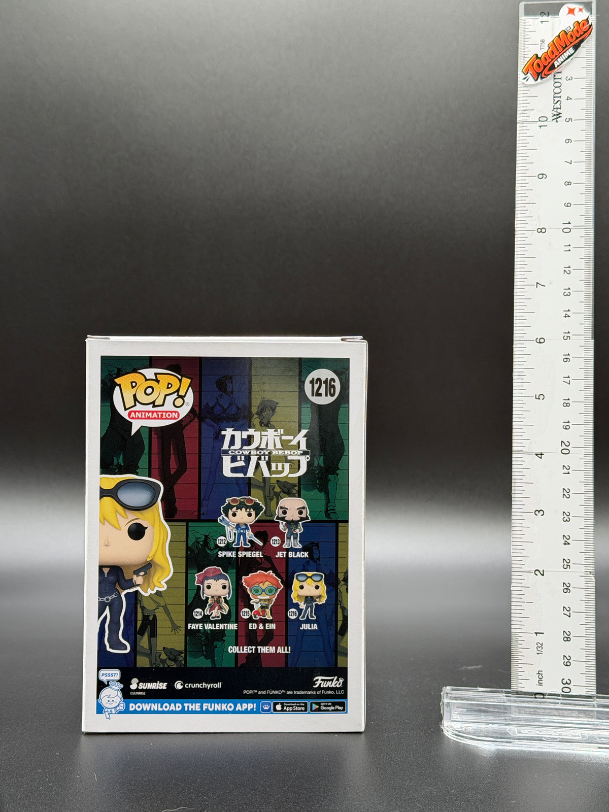TM‑0026 Funko Pop! Cowboy Bebop Julia #1216 Vinyl Figure New in Box