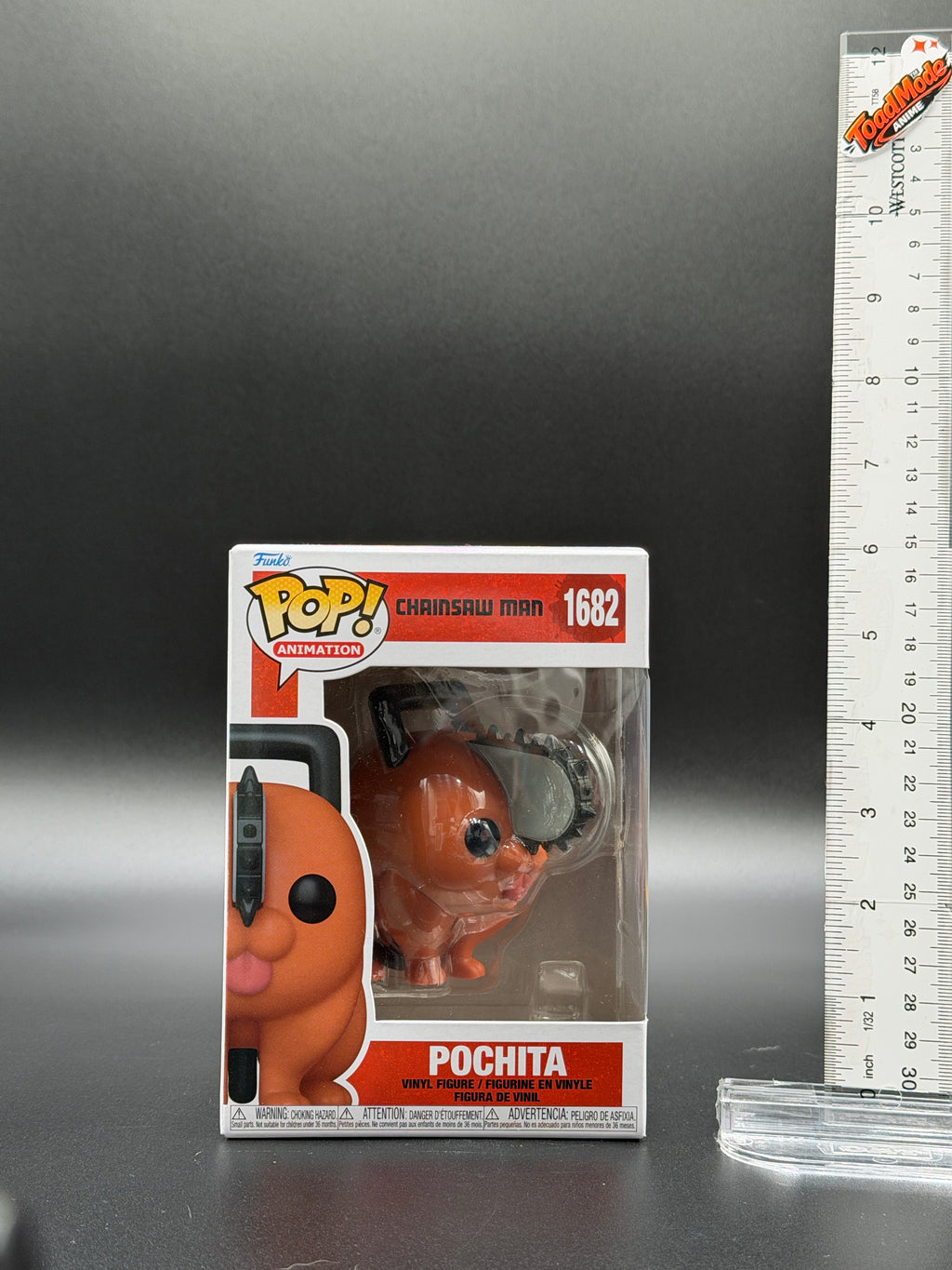 TM‑0028 Funko Pop! Chainsaw Man Pochita #1682 Vinyl Figure New in Box