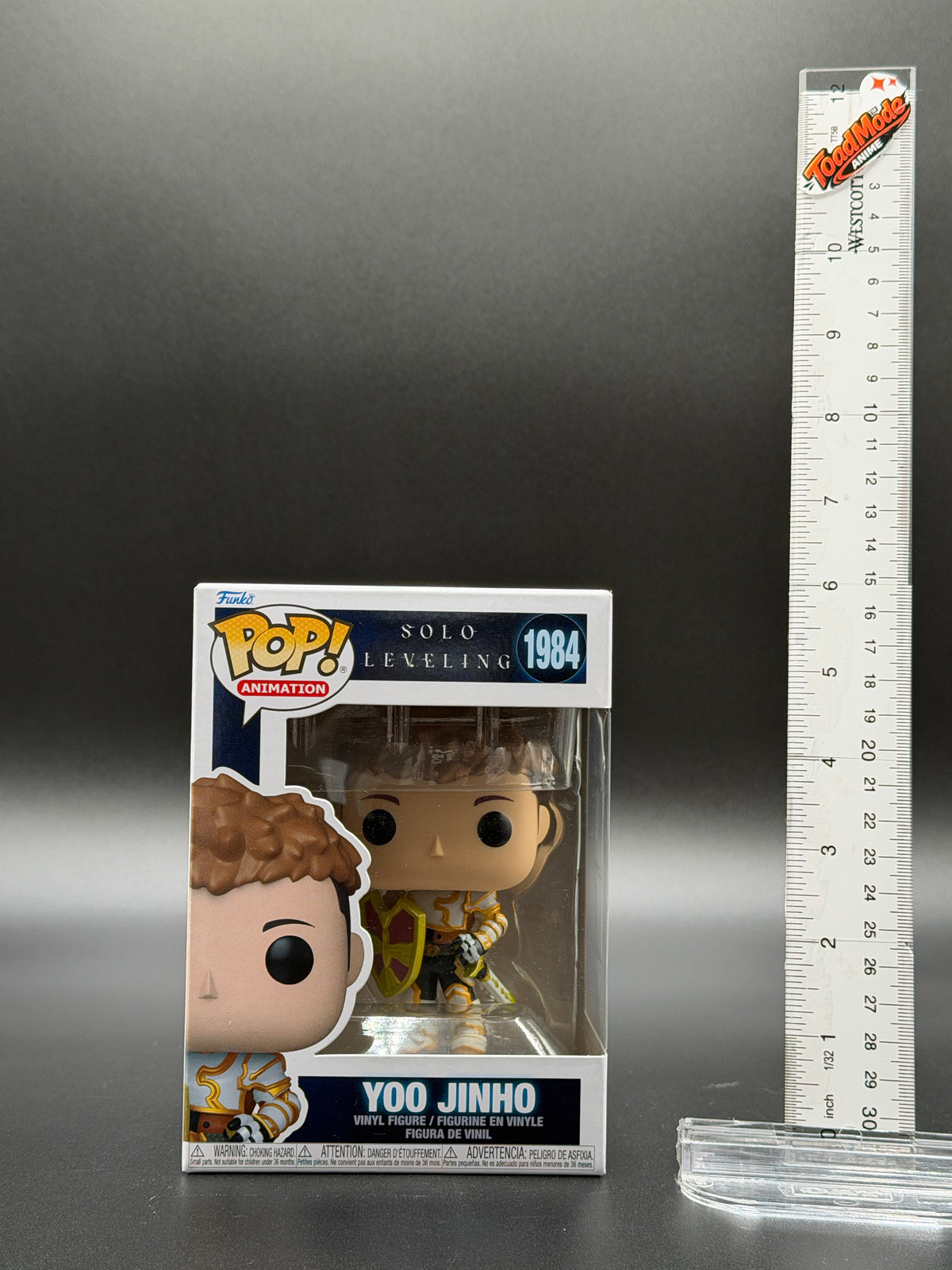 TM‑0035 Funko Pop! Solo Leveling Yoo Jinho #1984 Vinyl Figure New in Box