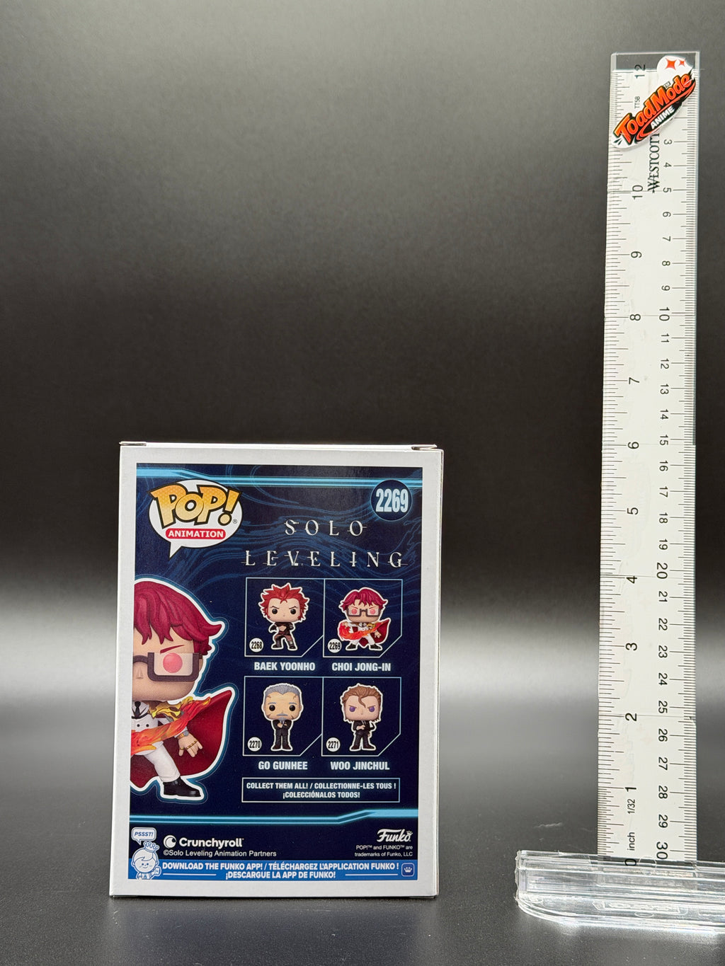 TM‑0038 Funko Pop! Solo Leveling Choi Jong‑In #2269 Vinyl Figure New in Box