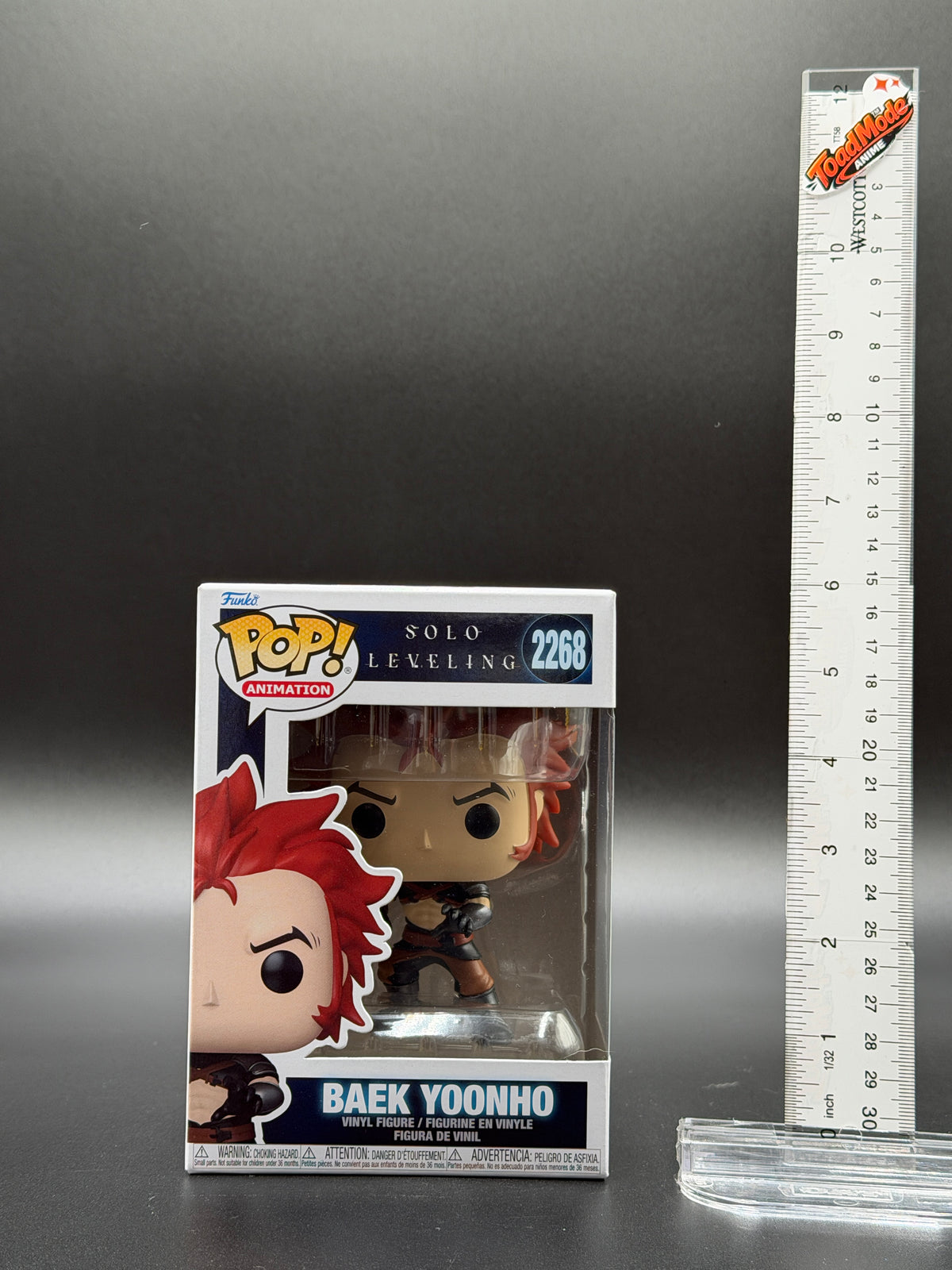 TM‑0039 Funko Pop! Solo Leveling Baek Yoonho #2288 Vinyl Figure New in Box
