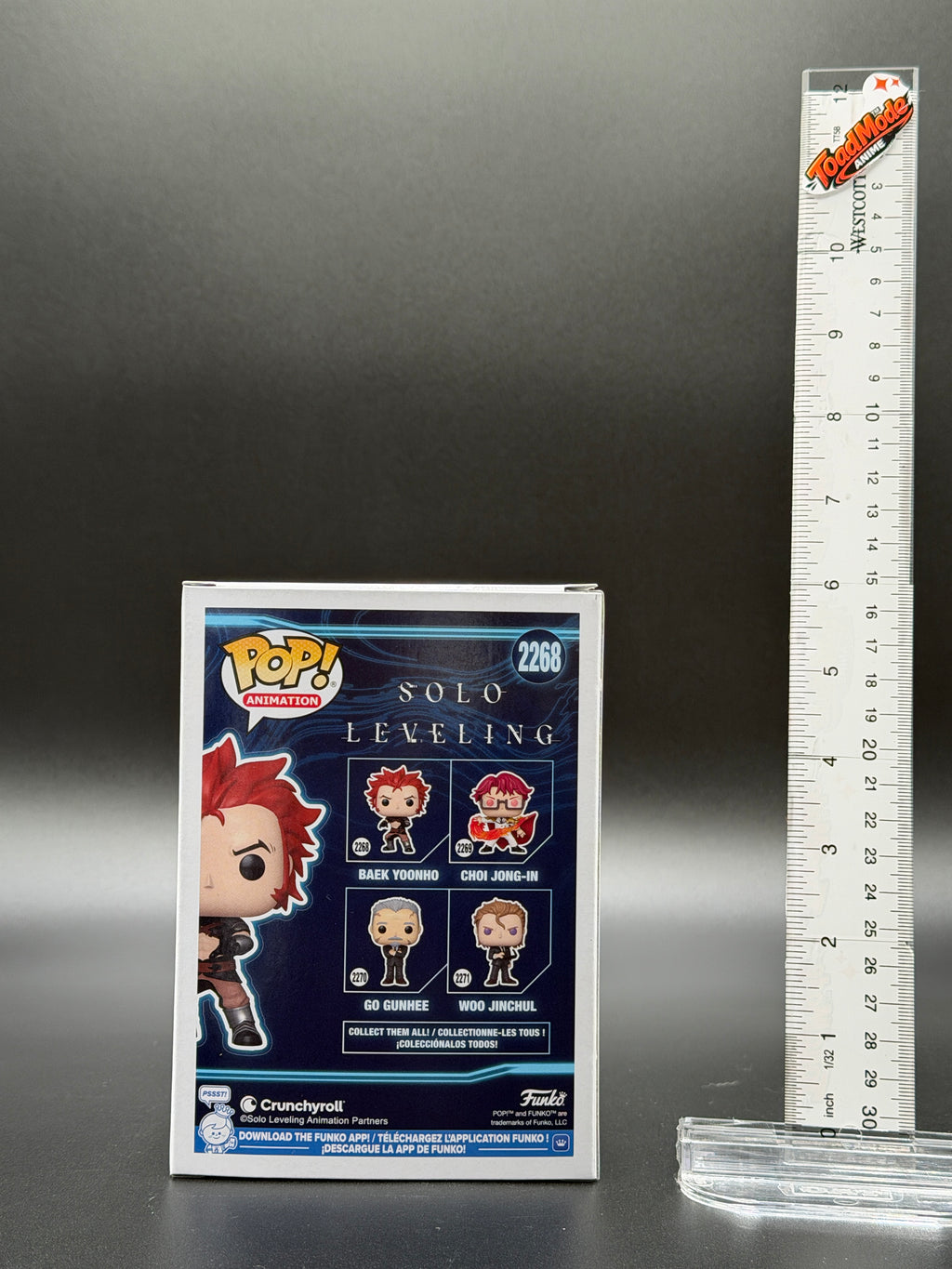 TM‑0039 Funko Pop! Solo Leveling Baek Yoonho #2288 Vinyl Figure New in Box