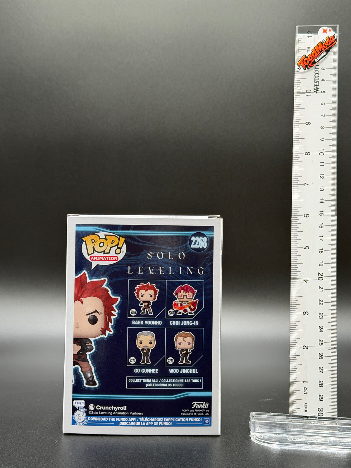 TM‑0039 Funko Pop! Solo Leveling Baek Yoonho #2288 Vinyl Figure New in Box