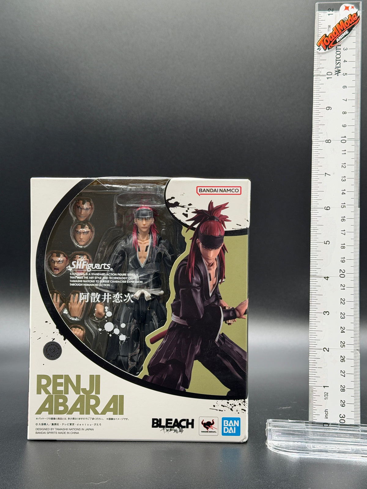 TM‑0040 Bandai SHFiguarts Bleach Renji Abarai Action Figure New in Box
