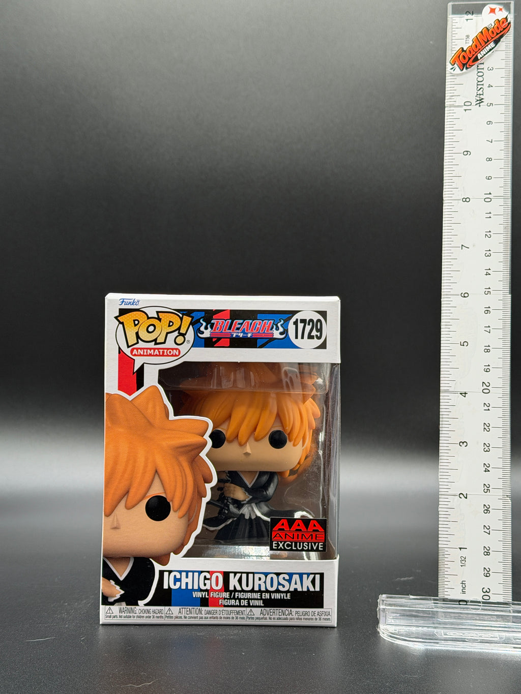 TM‑0043 Funko Pop! Bleach Ichigo Kurosaki #729 AAA Anime Exclusive New in Box