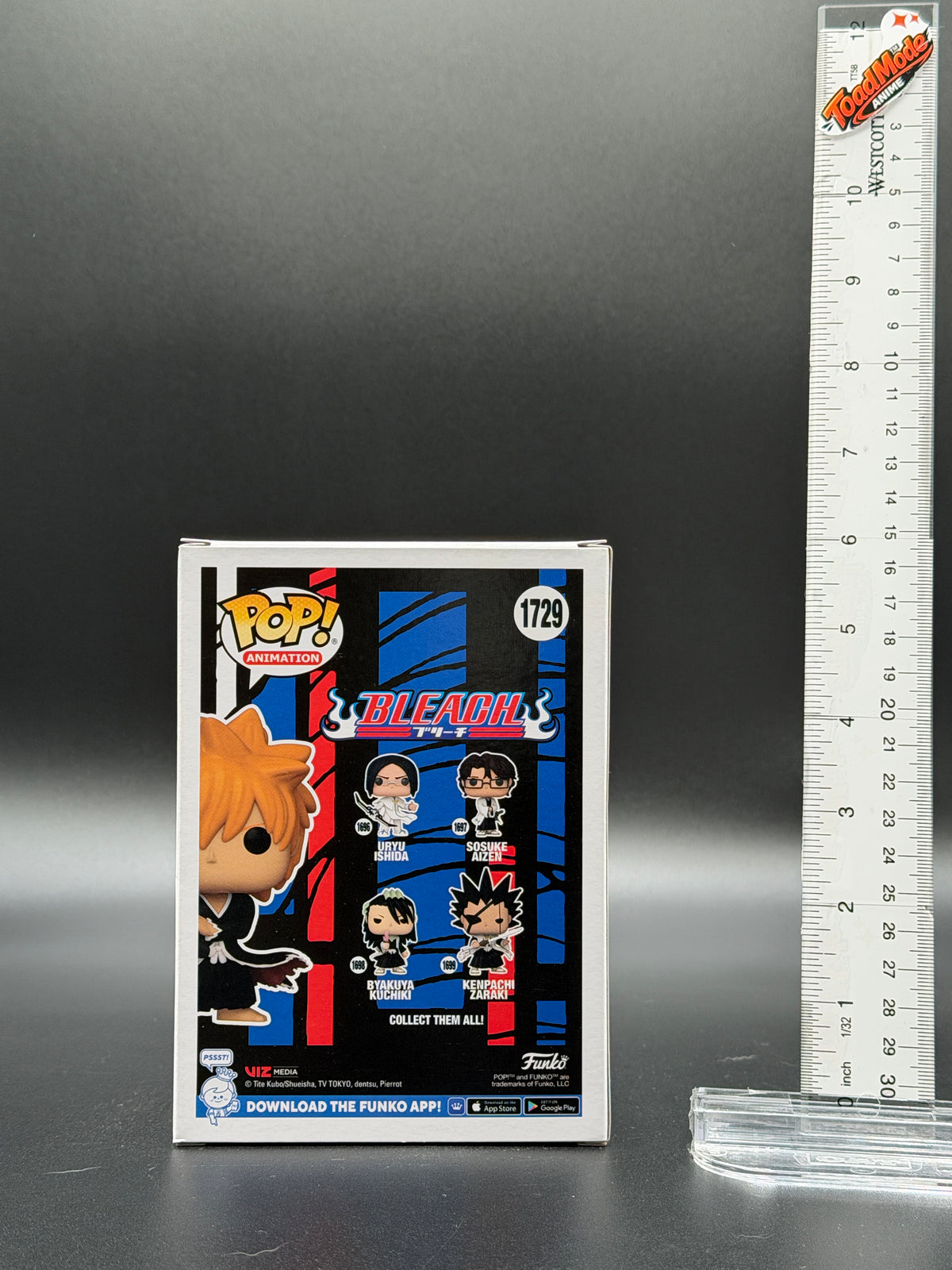 TM‑0043 Funko Pop! Bleach Ichigo Kurosaki #729 AAA Anime Exclusive New in Box
