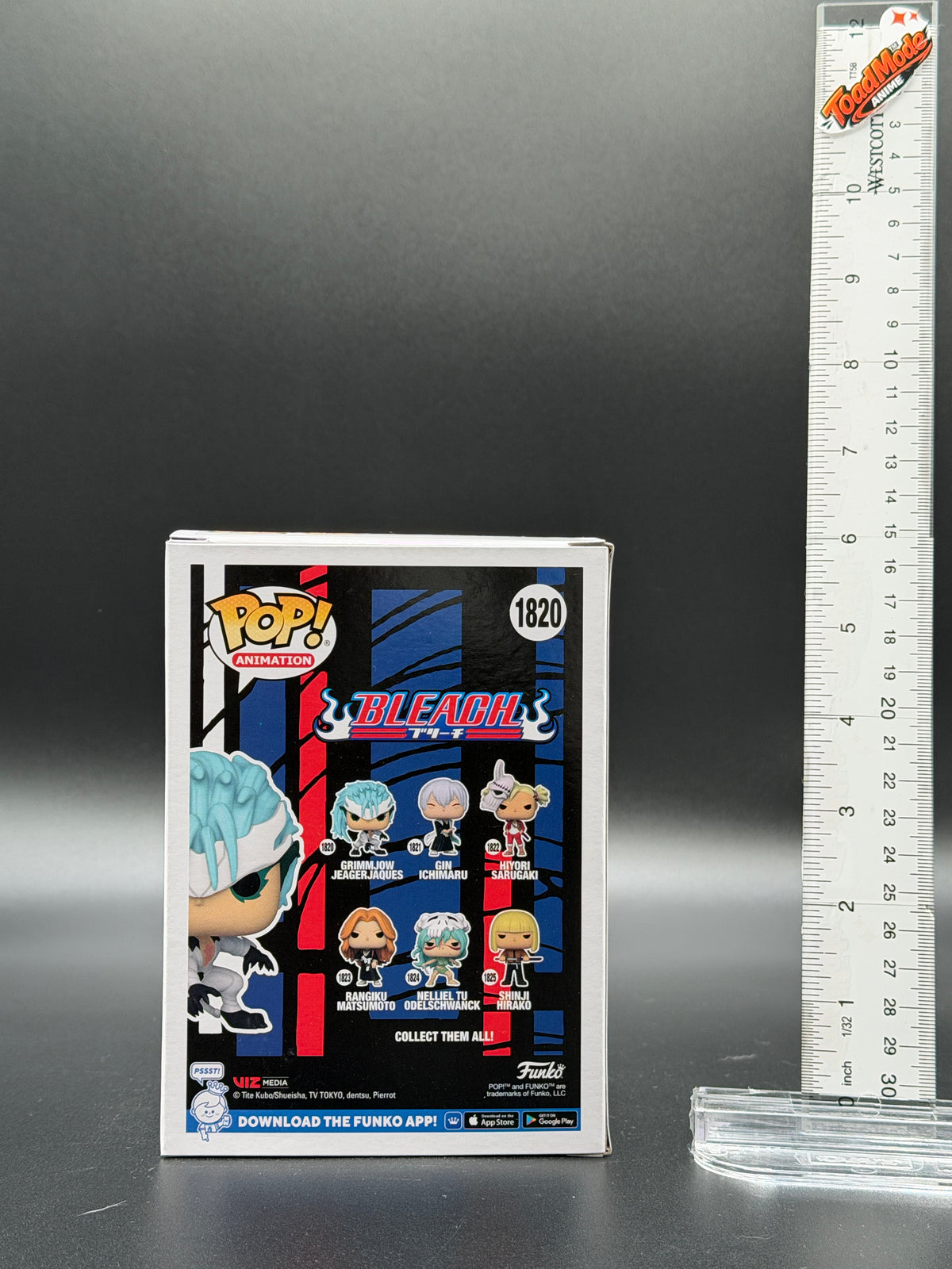 TM‑0046 Funko Pop! Bleach Grimmjow Jaegerjaques #1820 Vinyl Figure New in Box