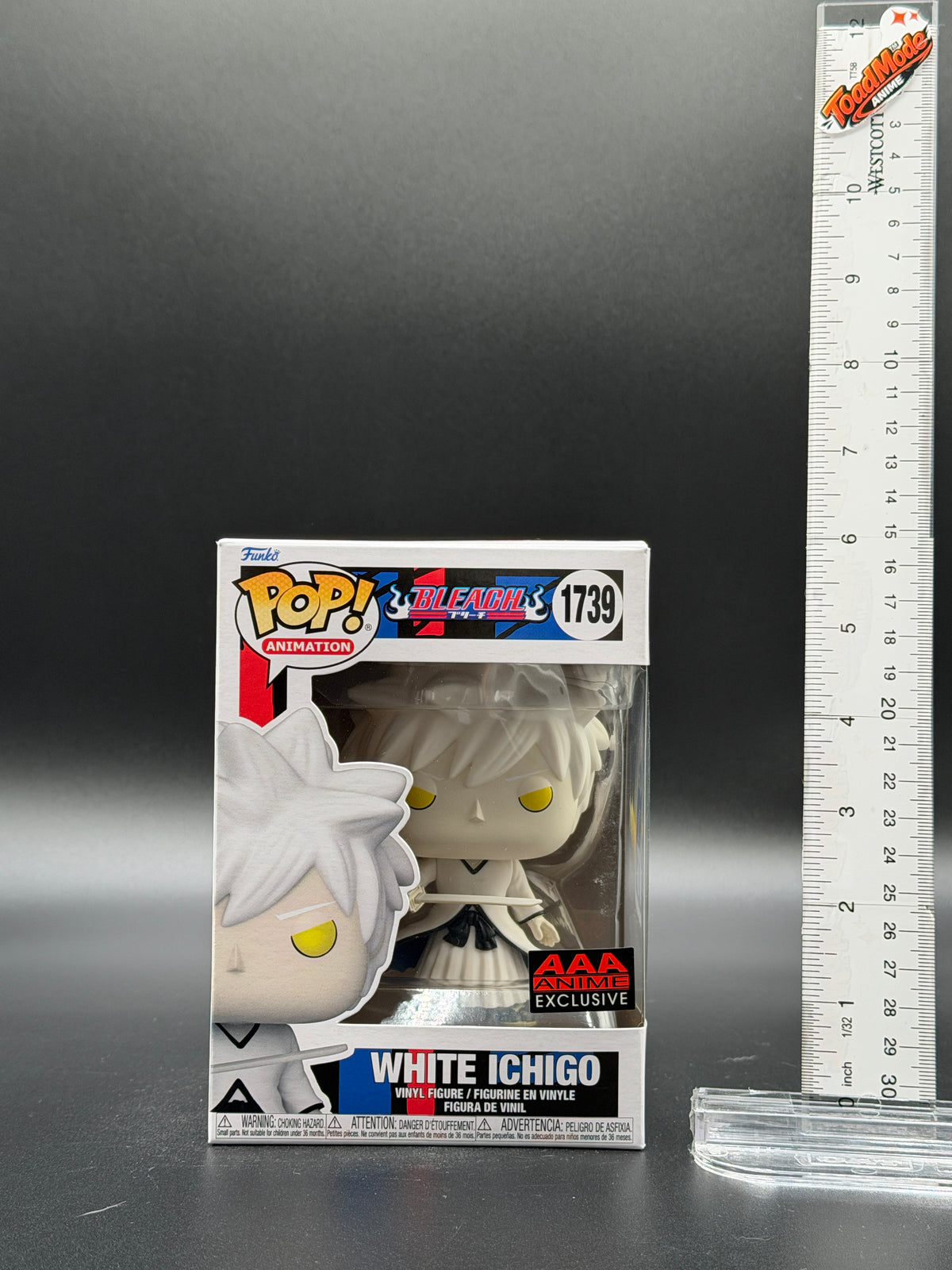 TM‑0048 Funko Pop! Bleach White Ichigo #1739 AAA Anime Exclusive New in Box