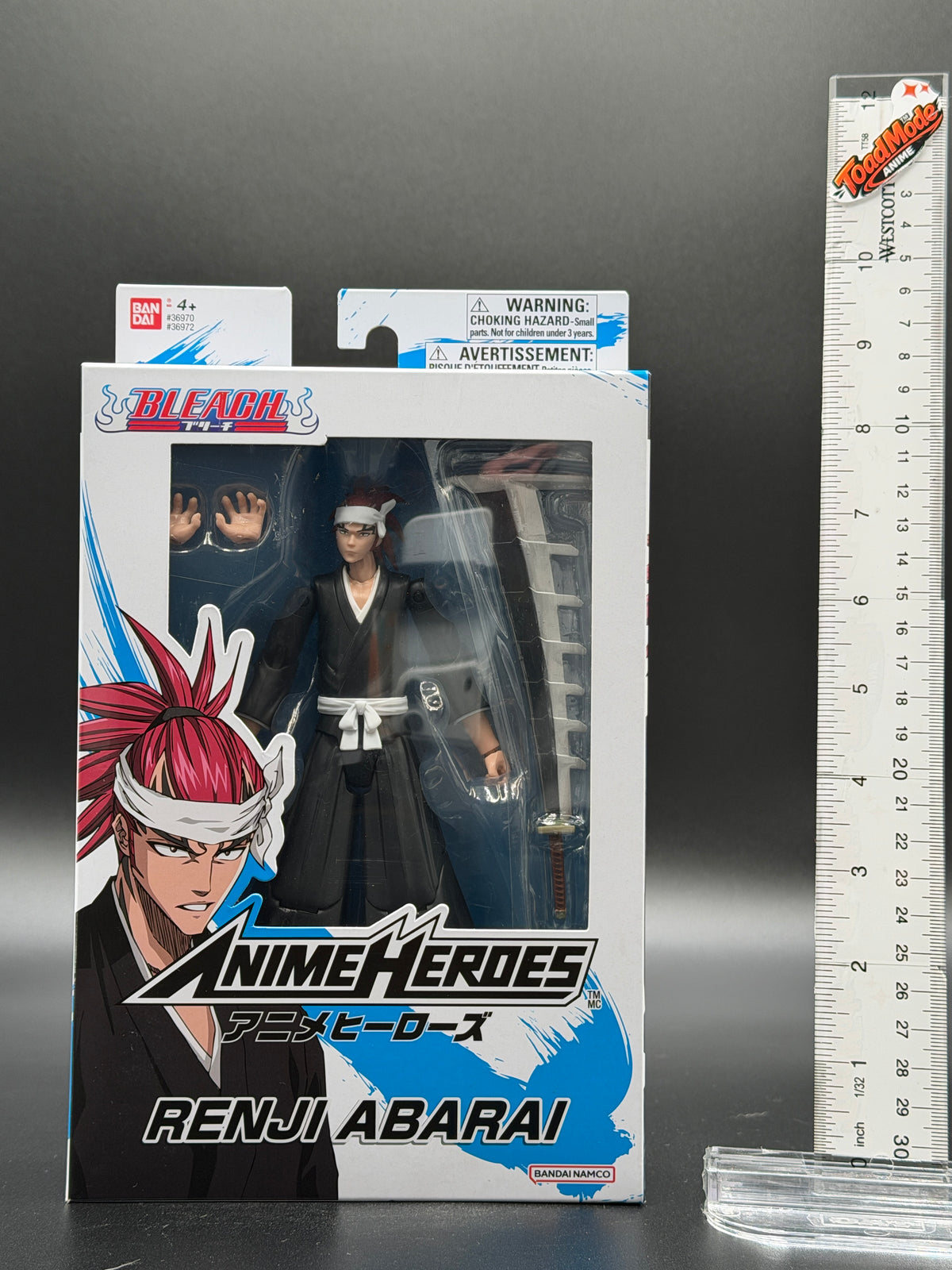 TM‑0052 Bandai Anime Heroes Bleach Renji Abarai Action Figure New in Box