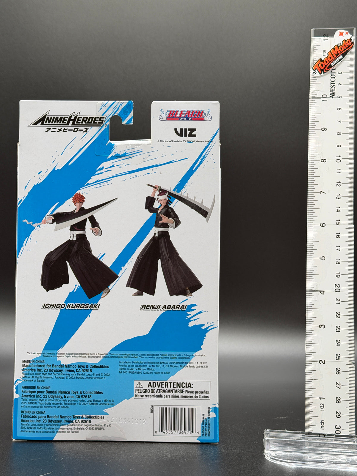 TM‑0052 Bandai Anime Heroes Bleach Renji Abarai Action Figure New in Box