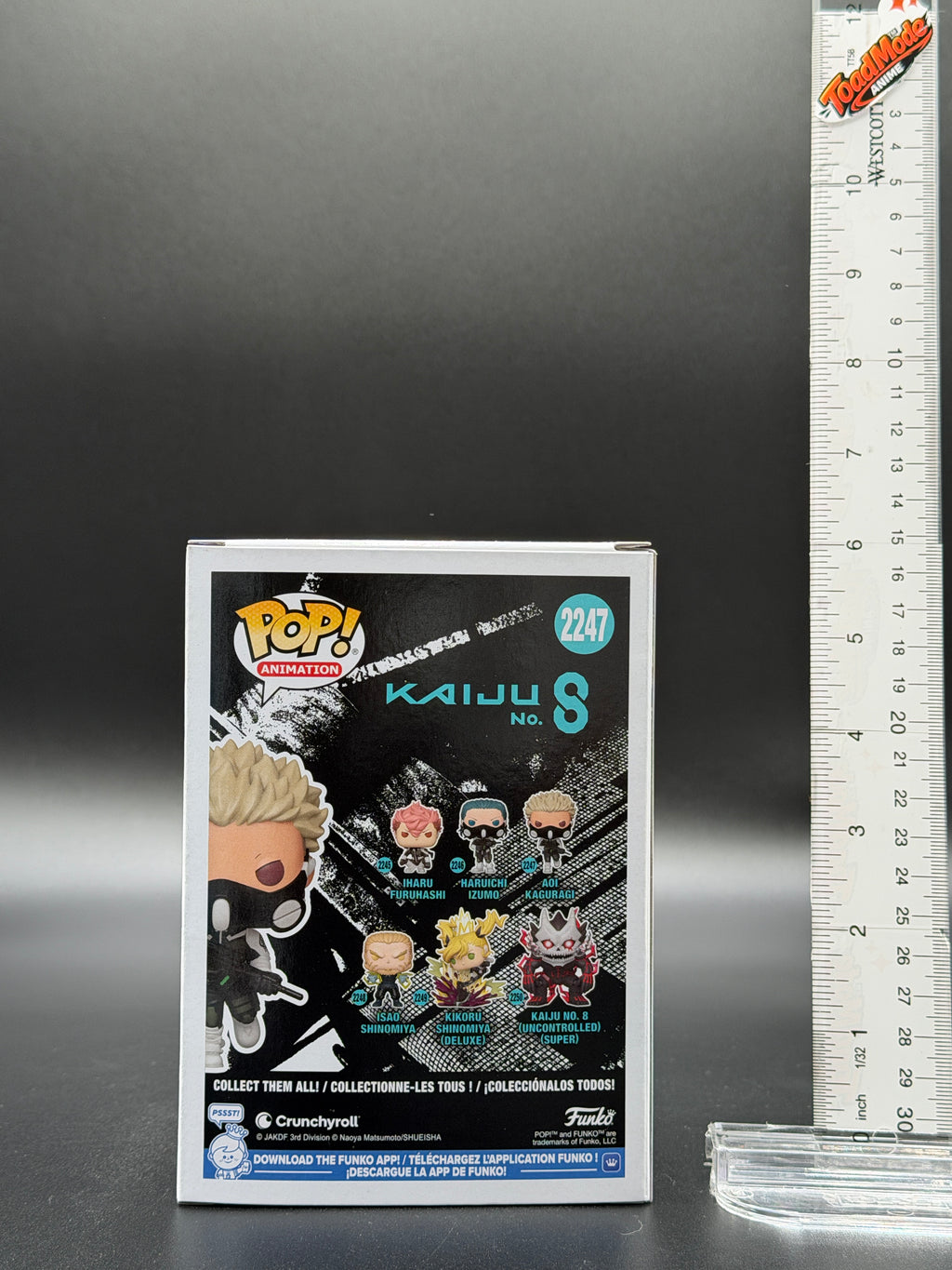 TM‑0059 Kaiju No. 8 Aoi Kaguragi Funko Pop Animation #2247 Figure